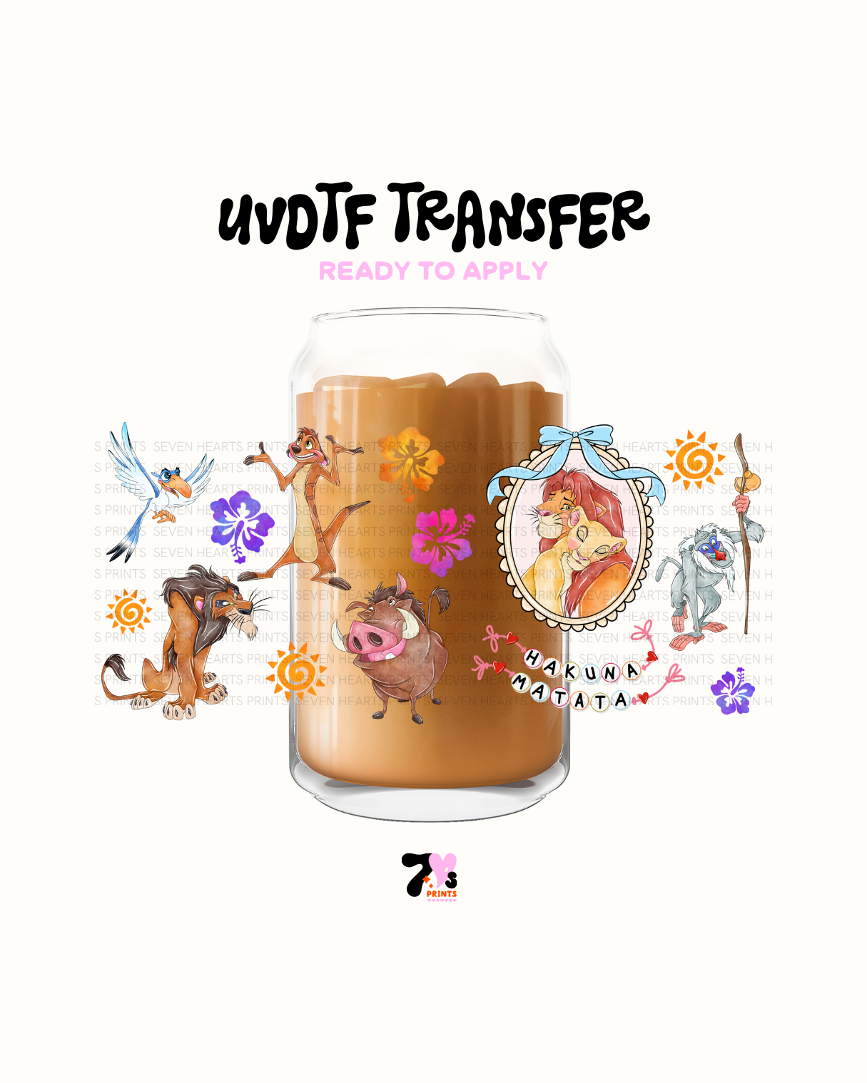 Lion - UVDTF Wrap