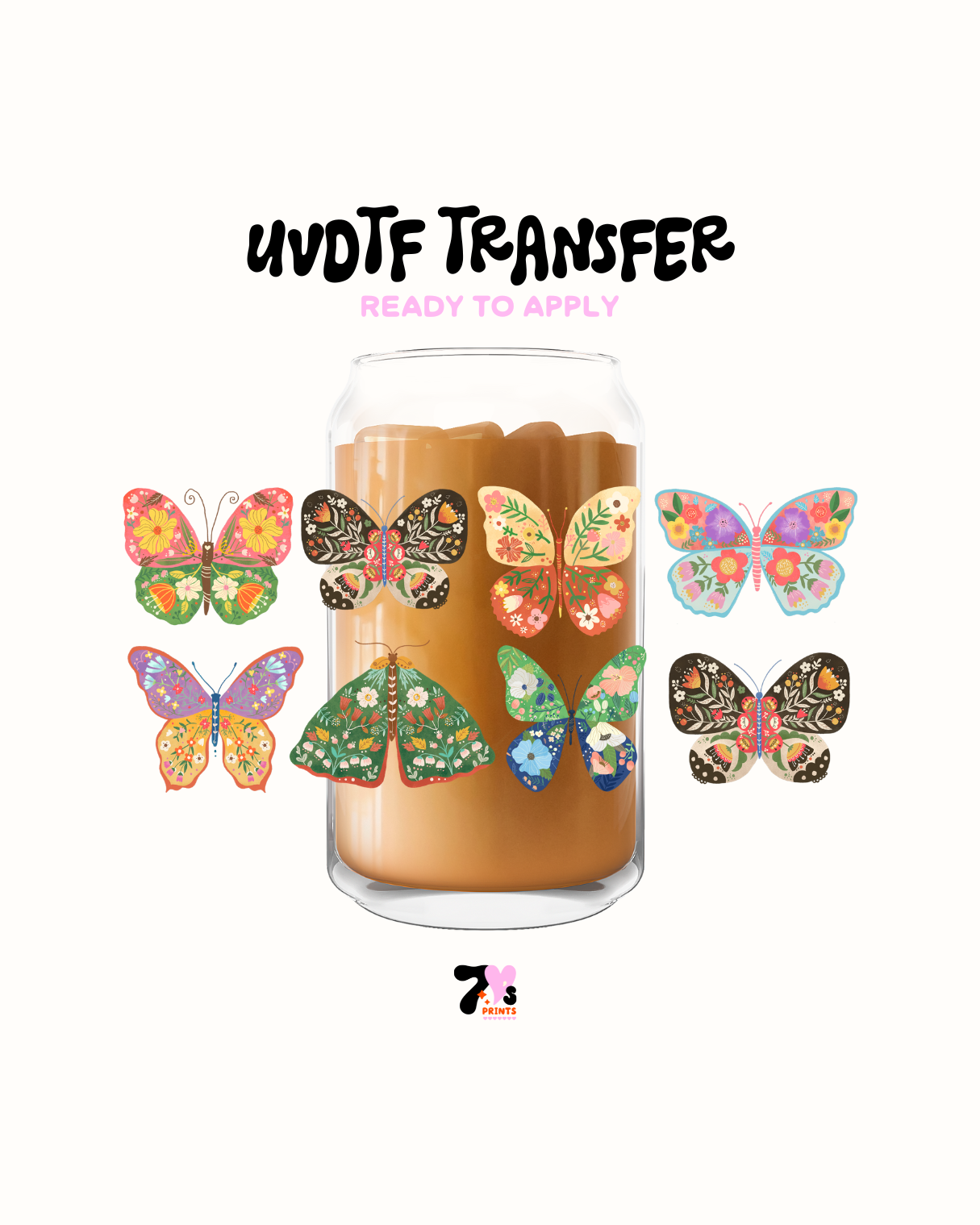 Butterflies - UVDTF Wrap