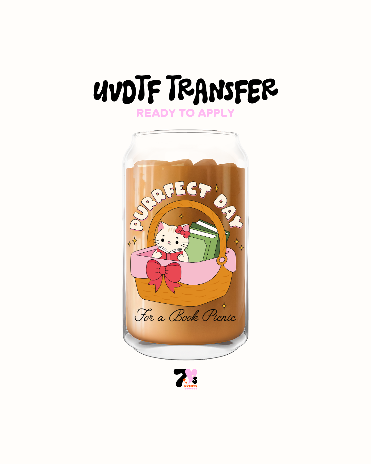 Purrfect Day - UVDTF Decal