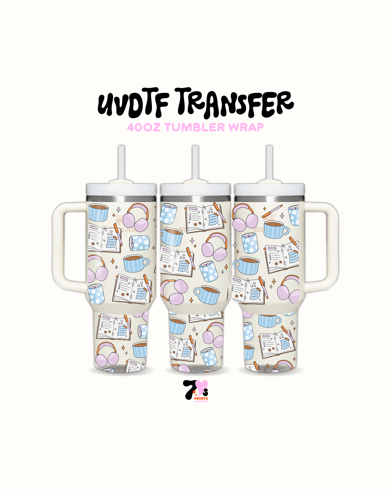 Reading book club - UVDTF Wrap