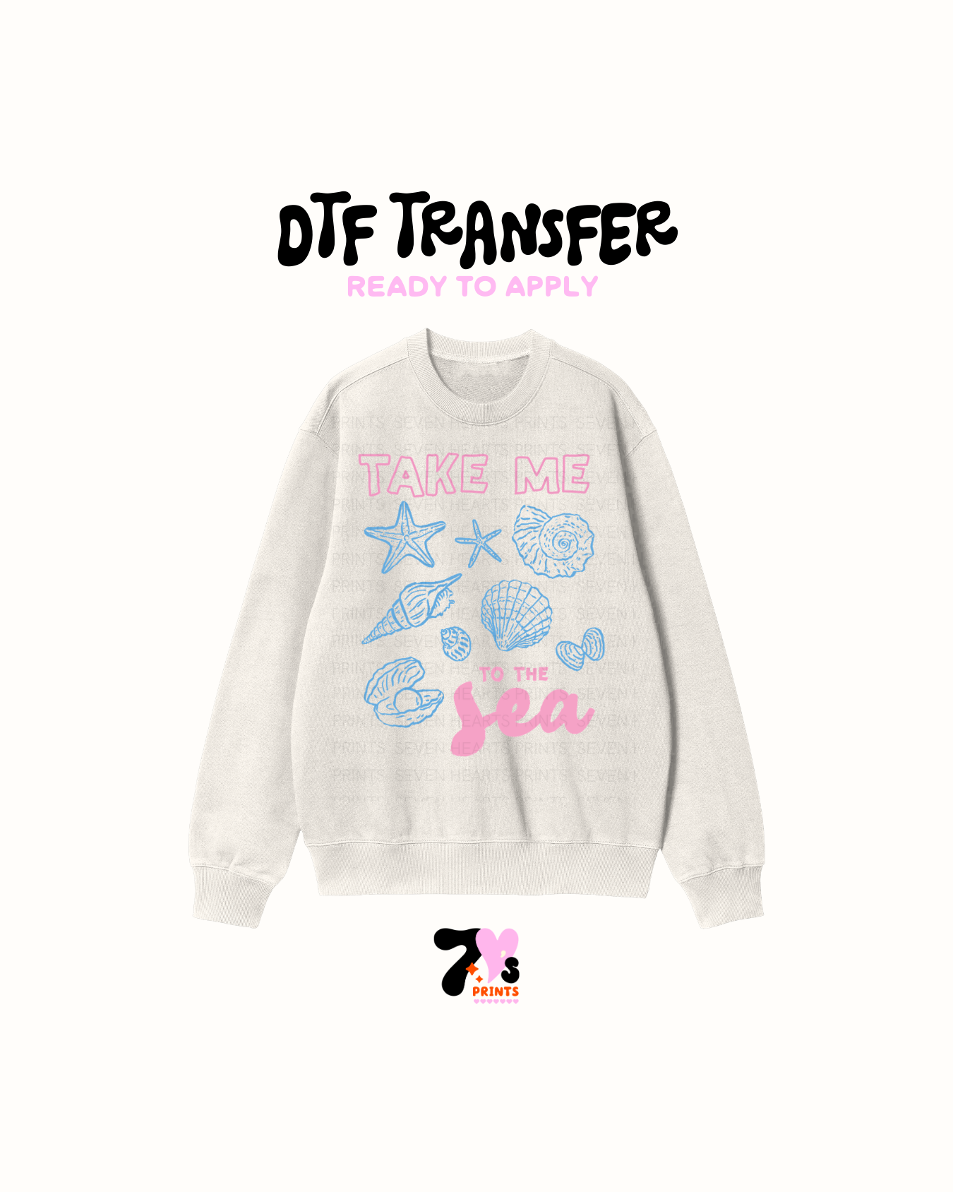 Take me to the sea - DTF Transfers