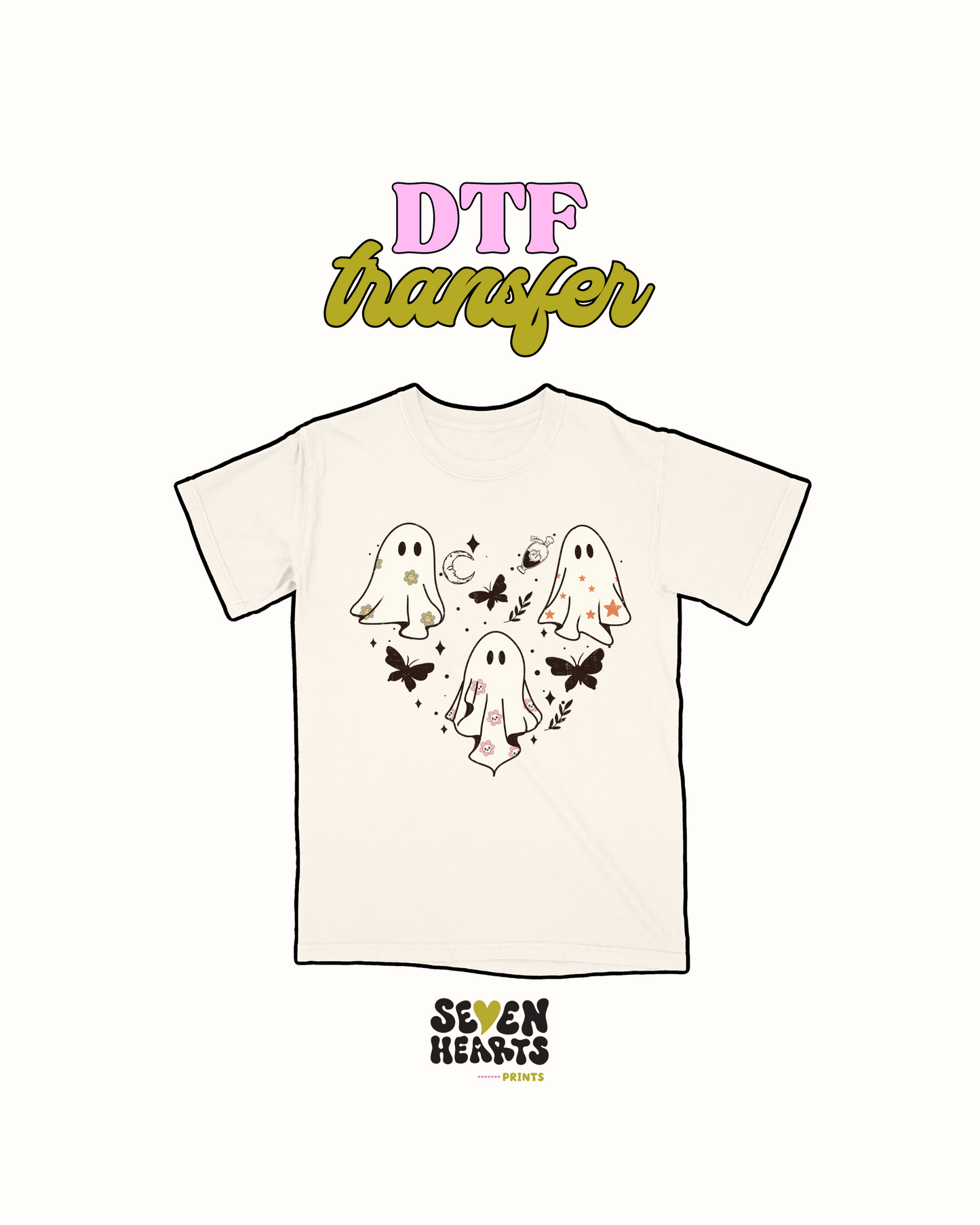 Spooky ghosties 2 - DTF Transfer