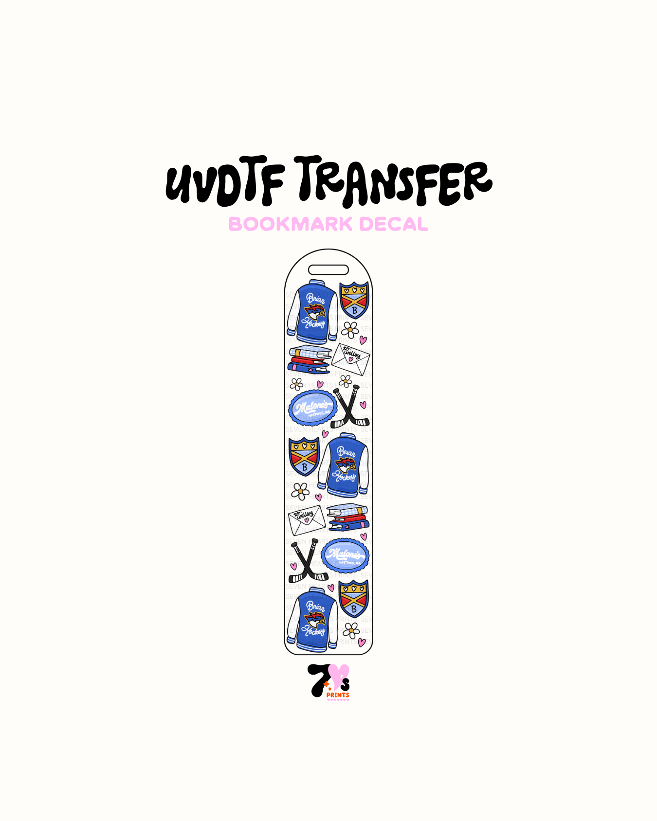#169 UVDTF Bookmark Decal 1.1
