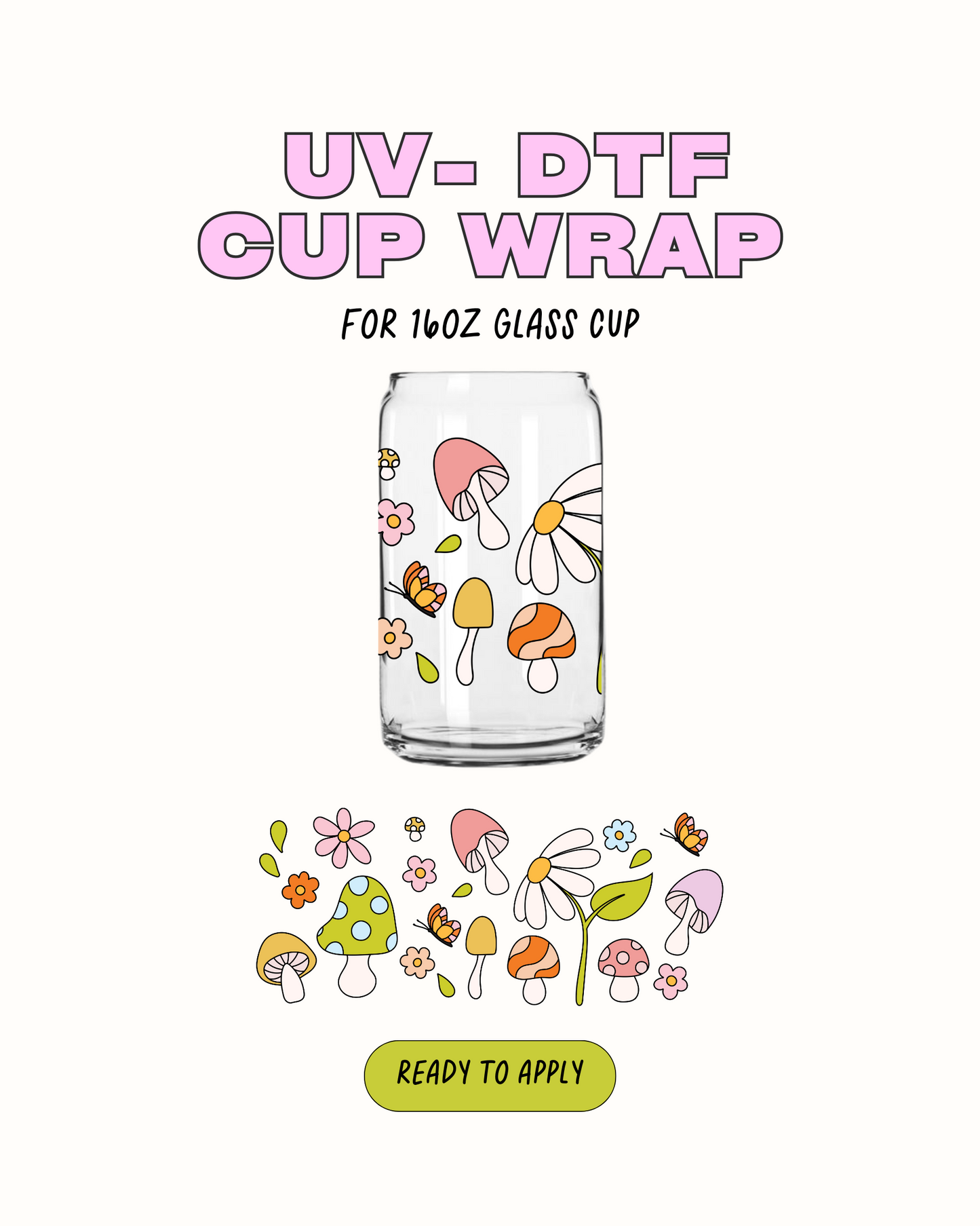 Mushie Flowers - UVDTF