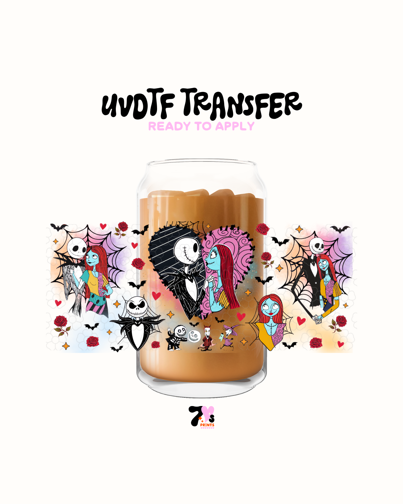 Halloween couple - UVDTF Wrap
