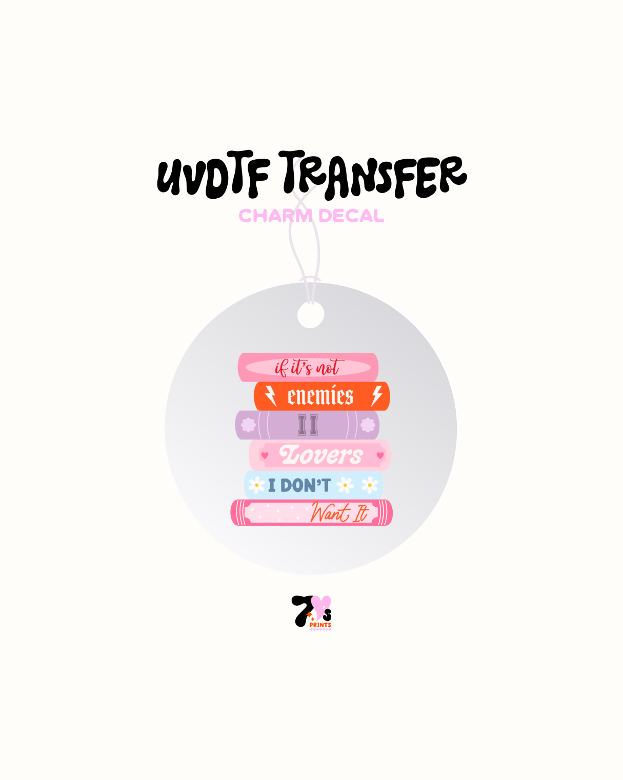 Enemies and lovers - Car Charm Decal UVDTF