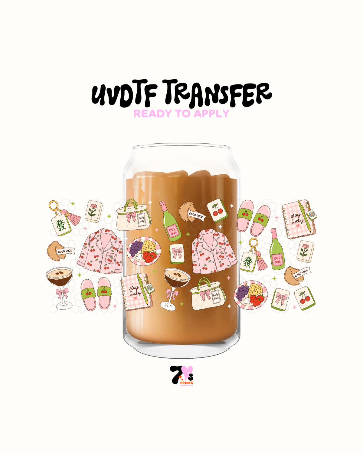 Stay lucky - UVDTF Wrap