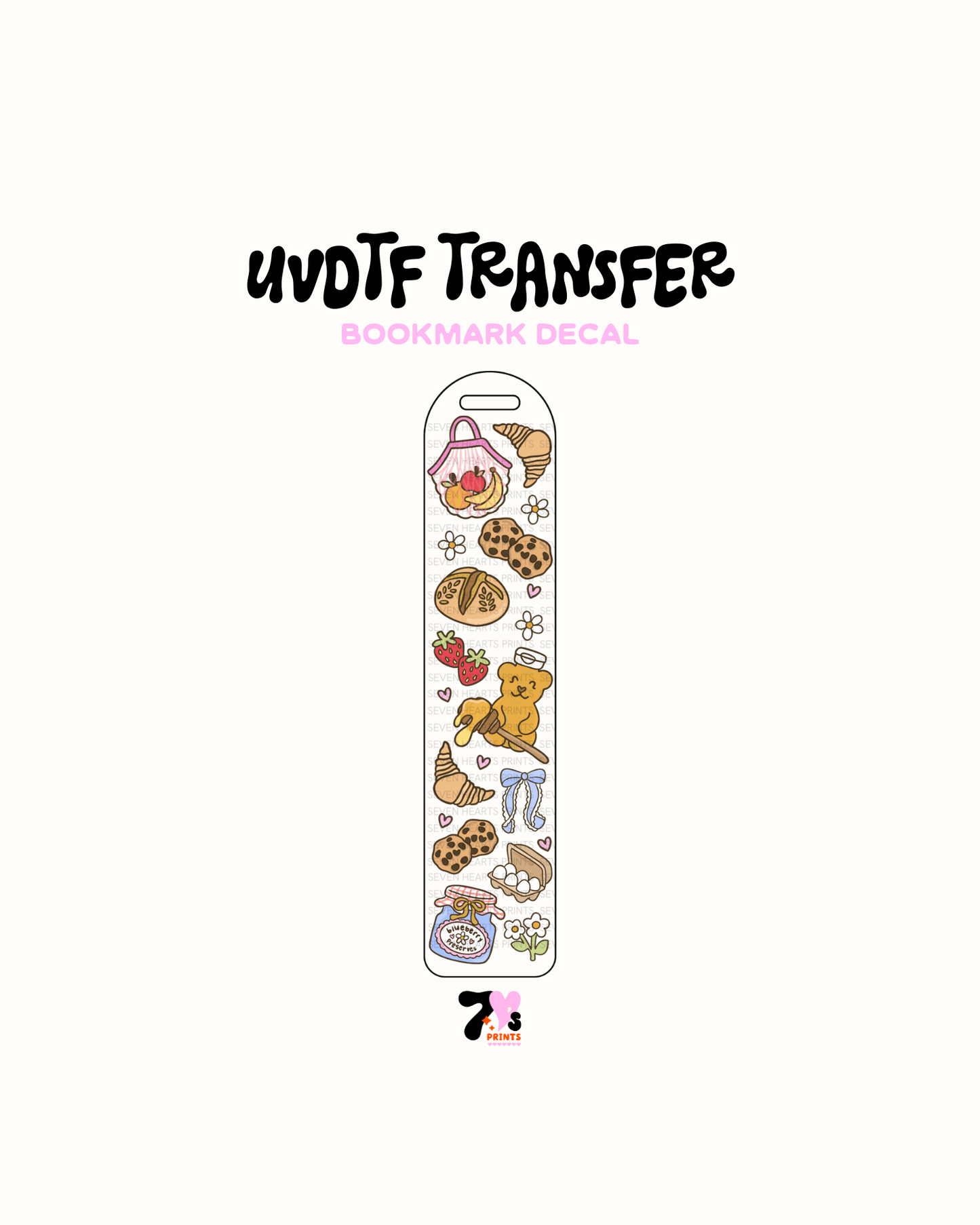 Farmers Market (Honey) - UVDTF Bookmark Decal