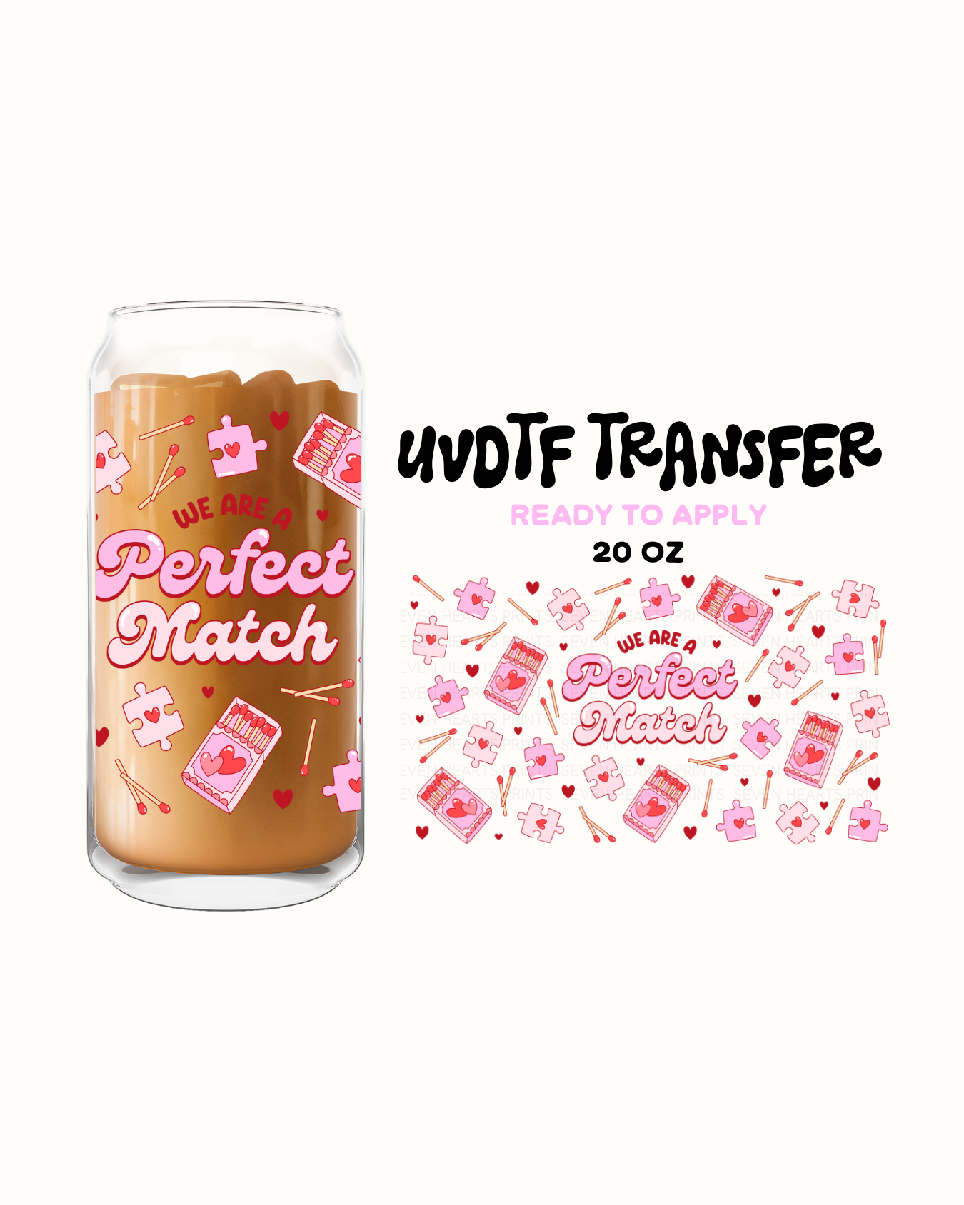 Perfect match - UVDTF 20oz Cup Wrap