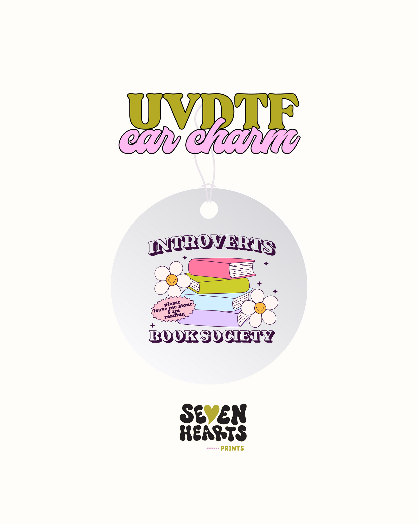 Book society - Car Charm Decal