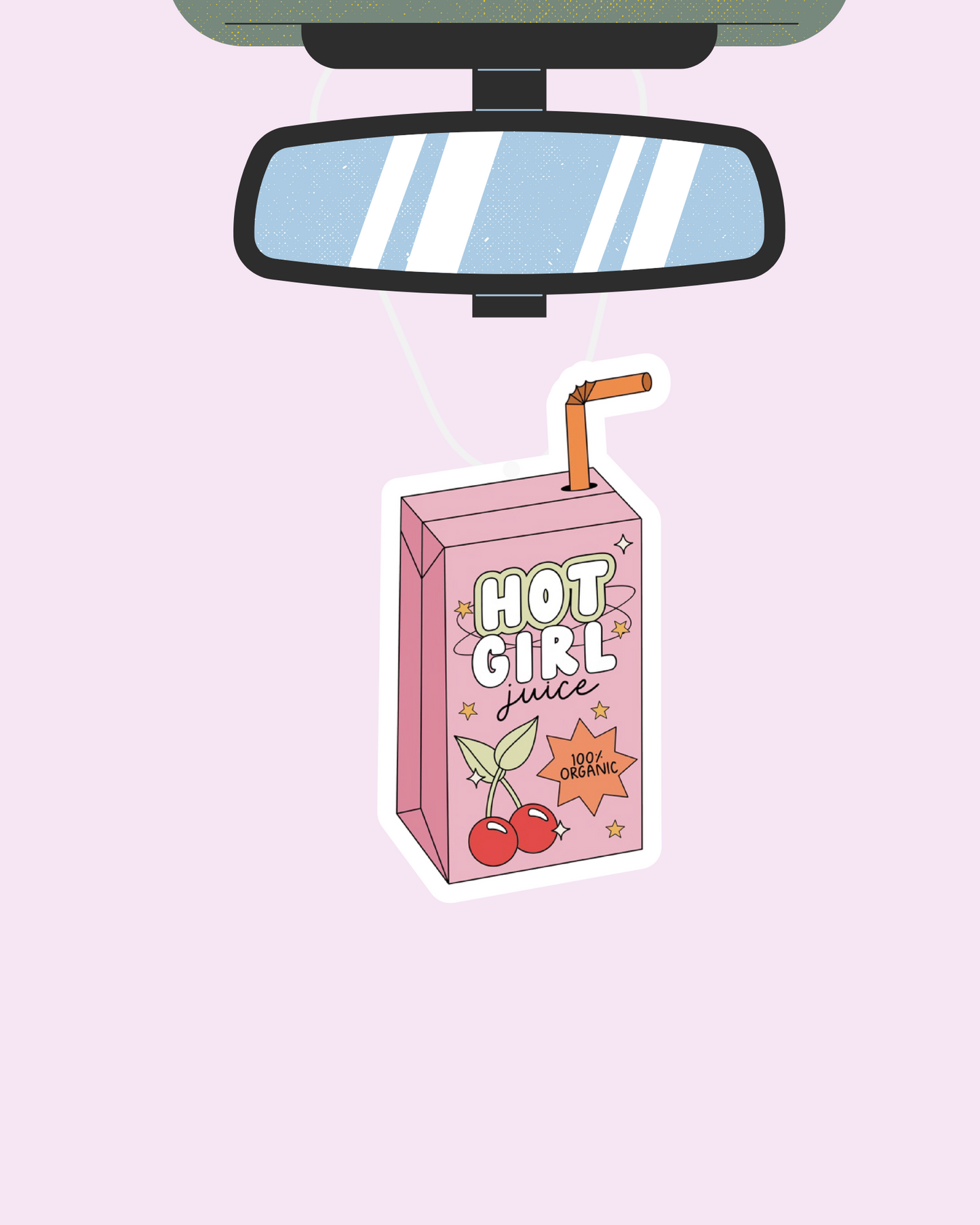 Hot girl Juice - Air Freshners Set fof 4
