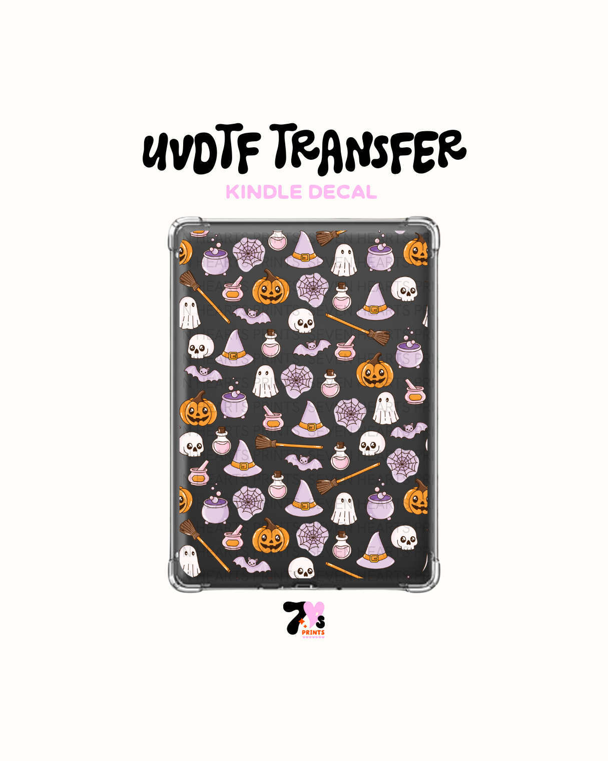 Spooky Vibes - UVDTF Kindle Decal