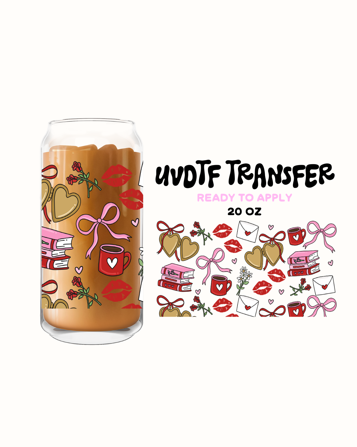 Roman Book club - UVDTF 20oz Cup Wrap