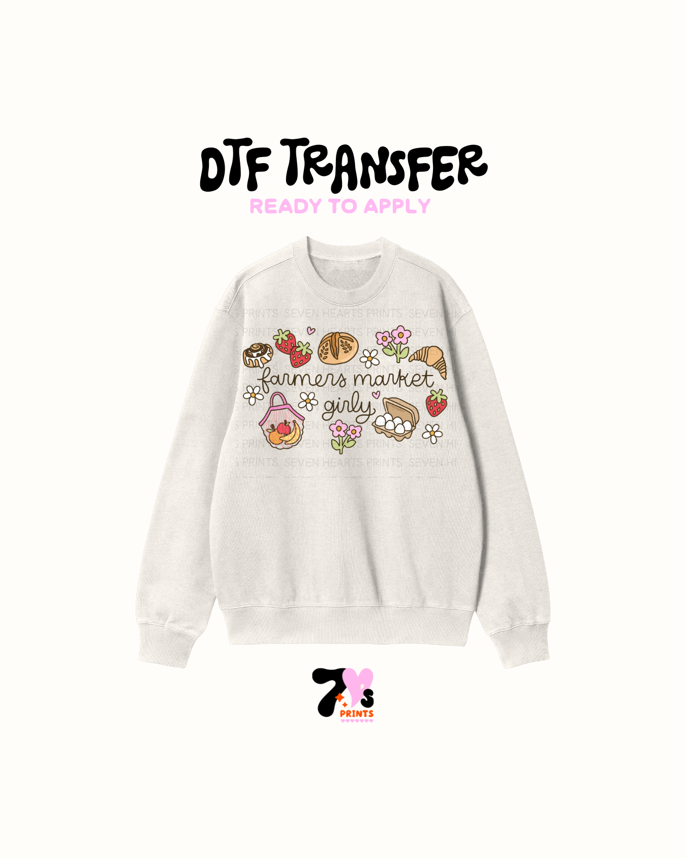 Farmers market girly - DTF Transfers