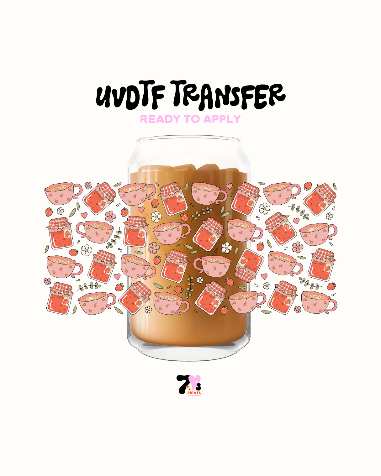 Berries and coffee - UVDTF Wrap