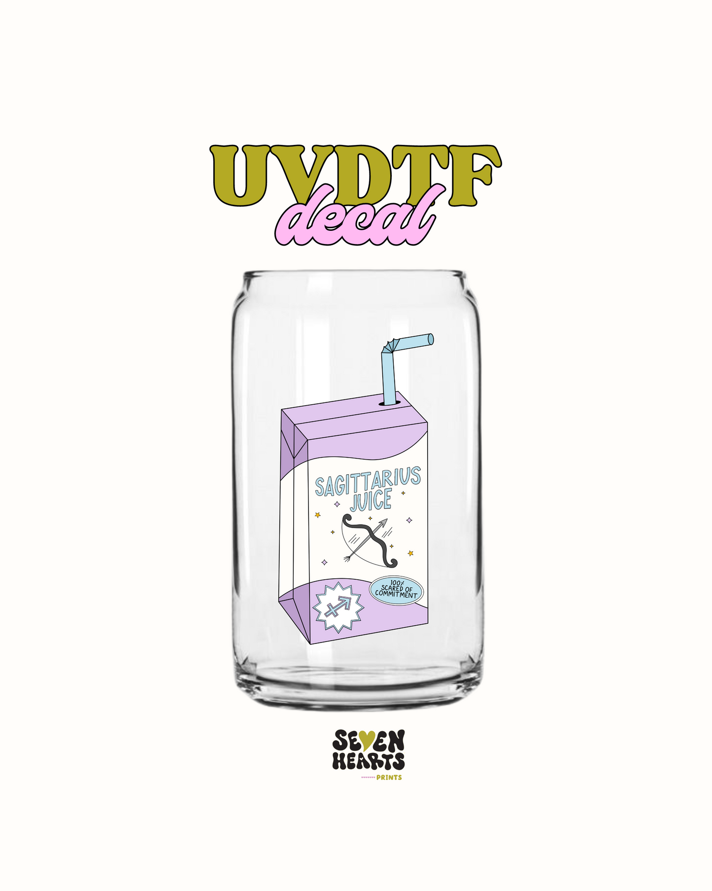 Zodiac sign Juice Box - UVDTF