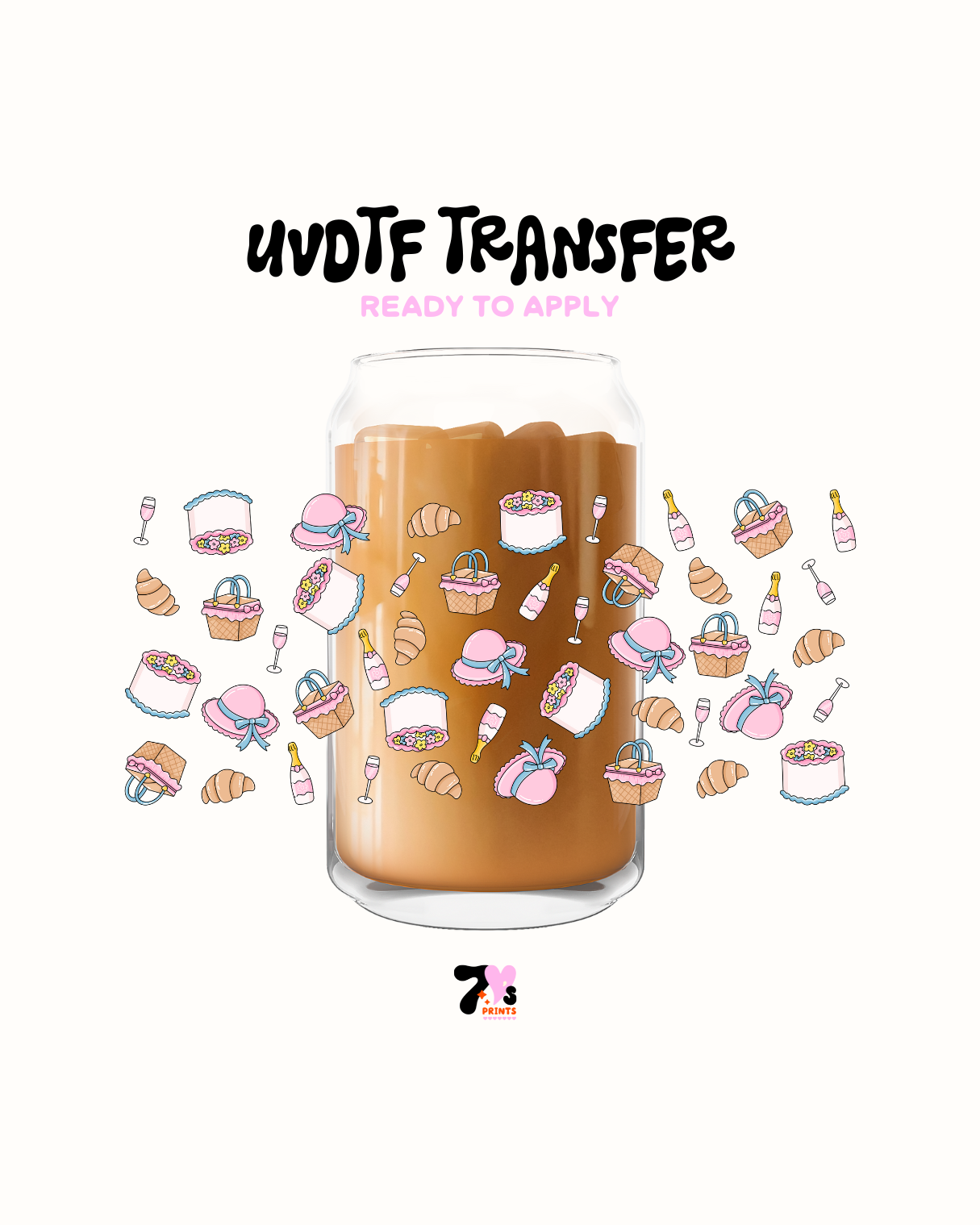 Cakes and bread picnic - UVDTF Wrap