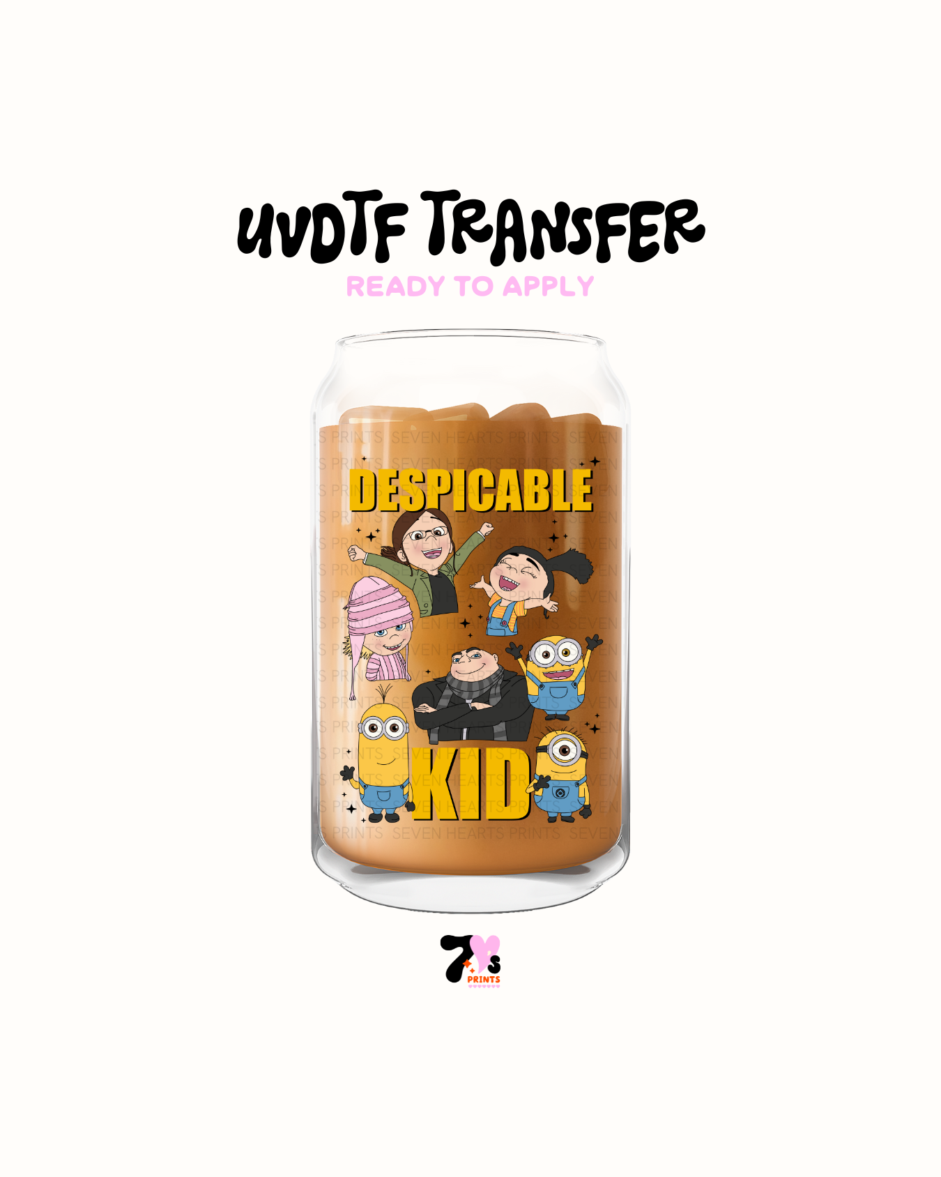 Despicable - UVDTF Decal