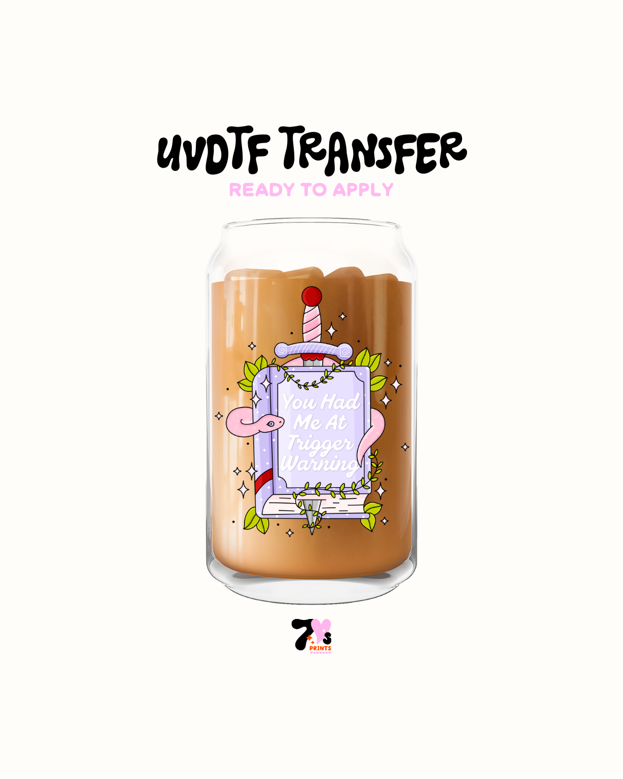 You had me a trigger warning - UVDTF Decal