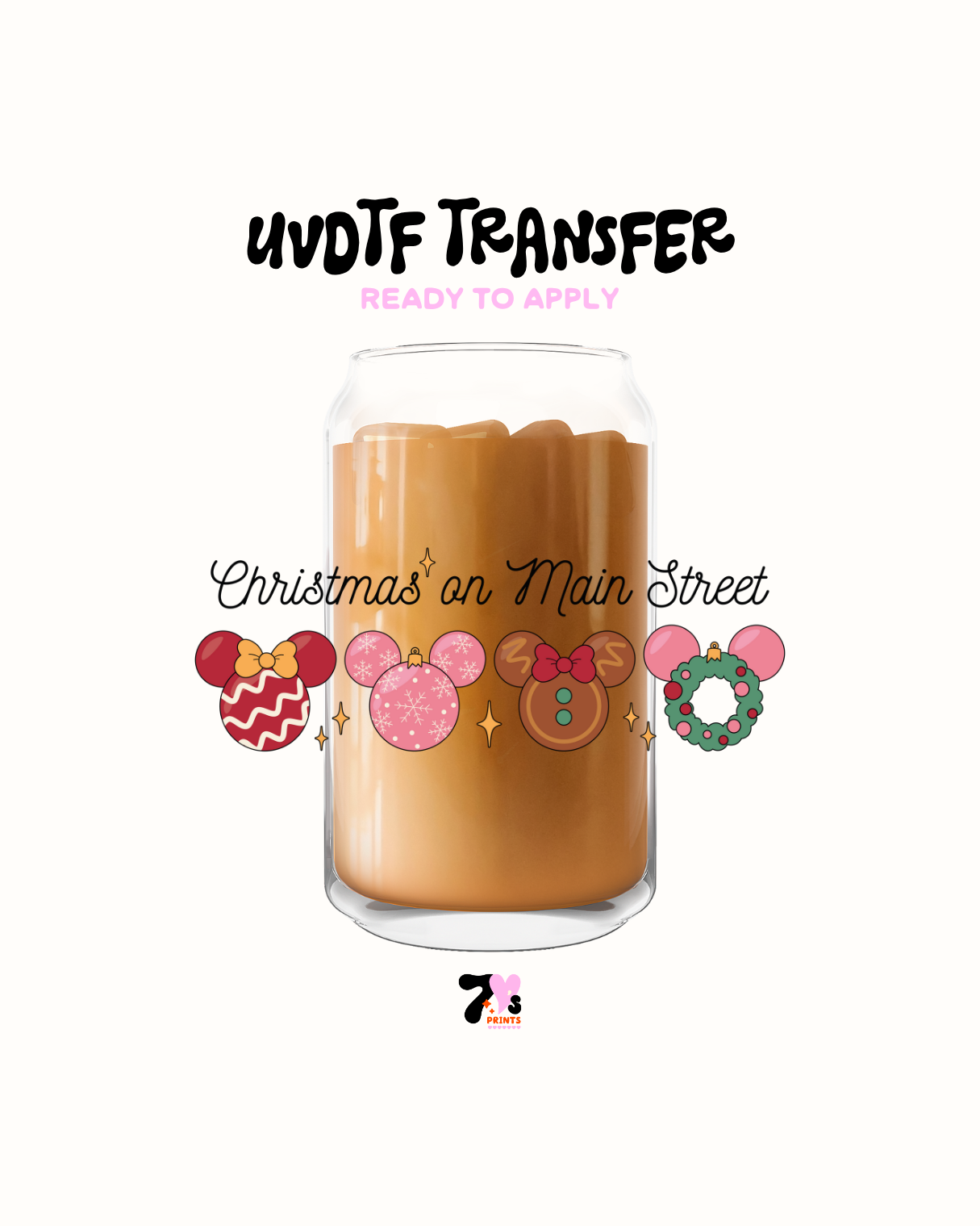 Christmas on Main Street - UVDTF Decal