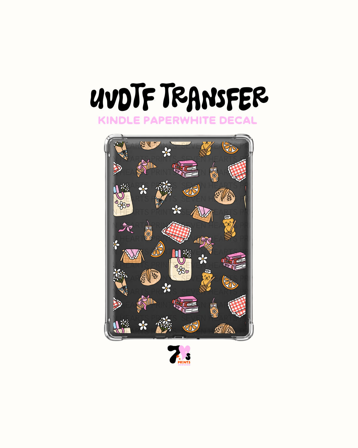 Picnic - UVDTF Kindle Decal