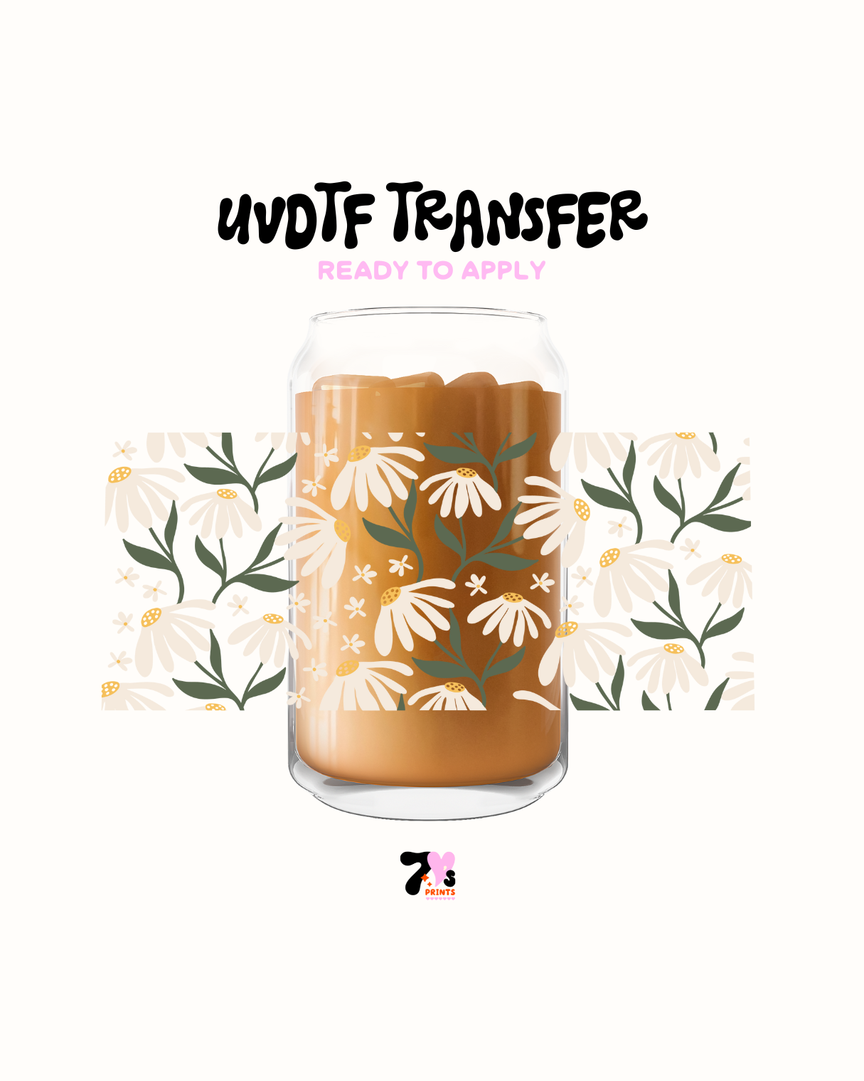 Flowers - UVDTF Wrap