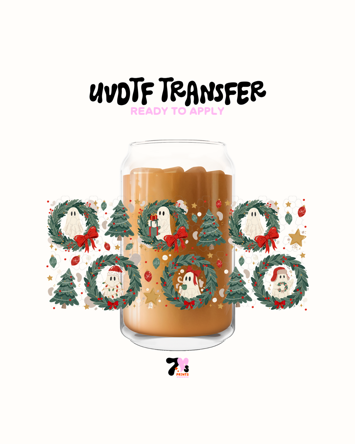 Ghosthy xmas vibes - UVDTF Wrap