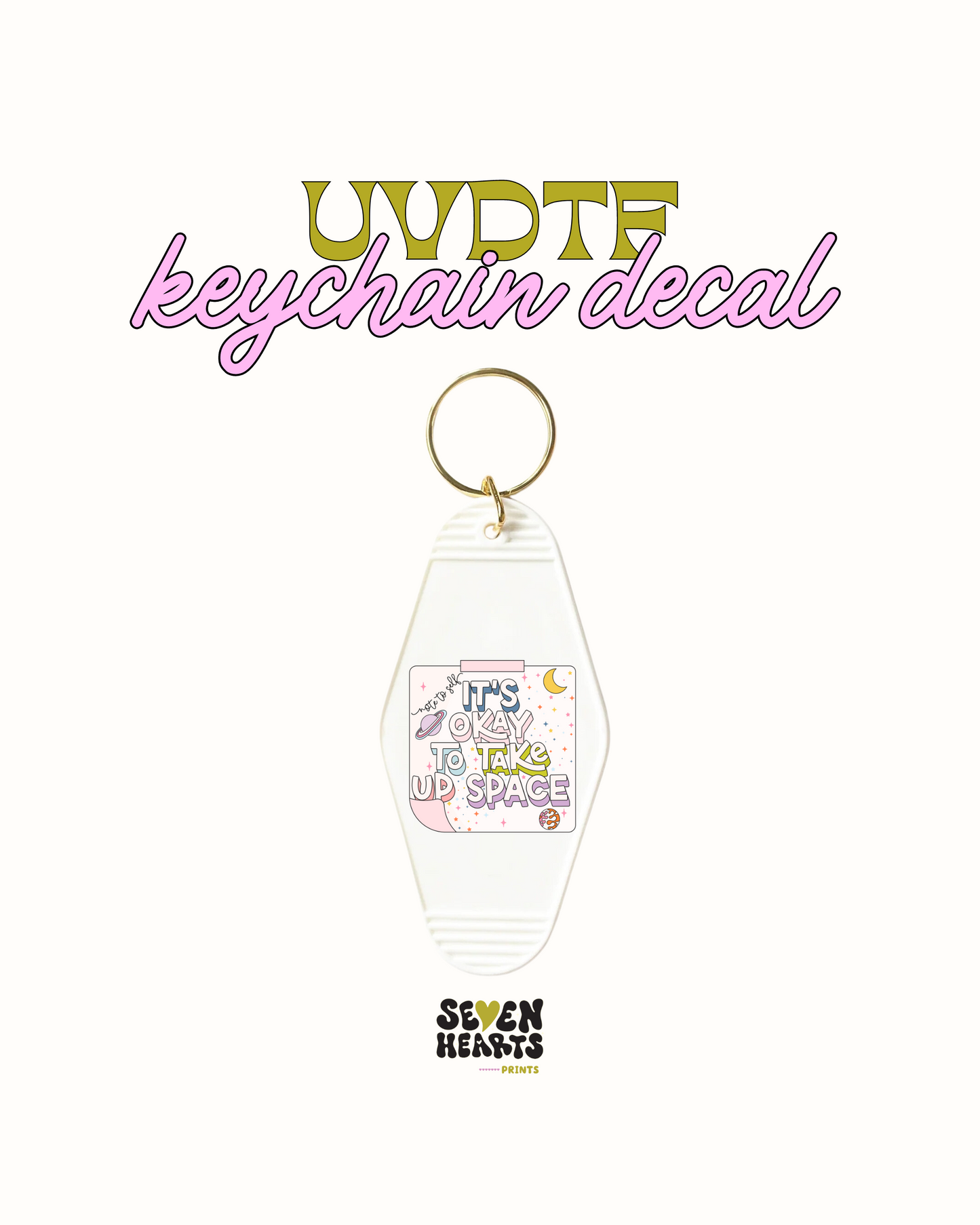 1989 - Juego de 5 calcomanías para llaveros