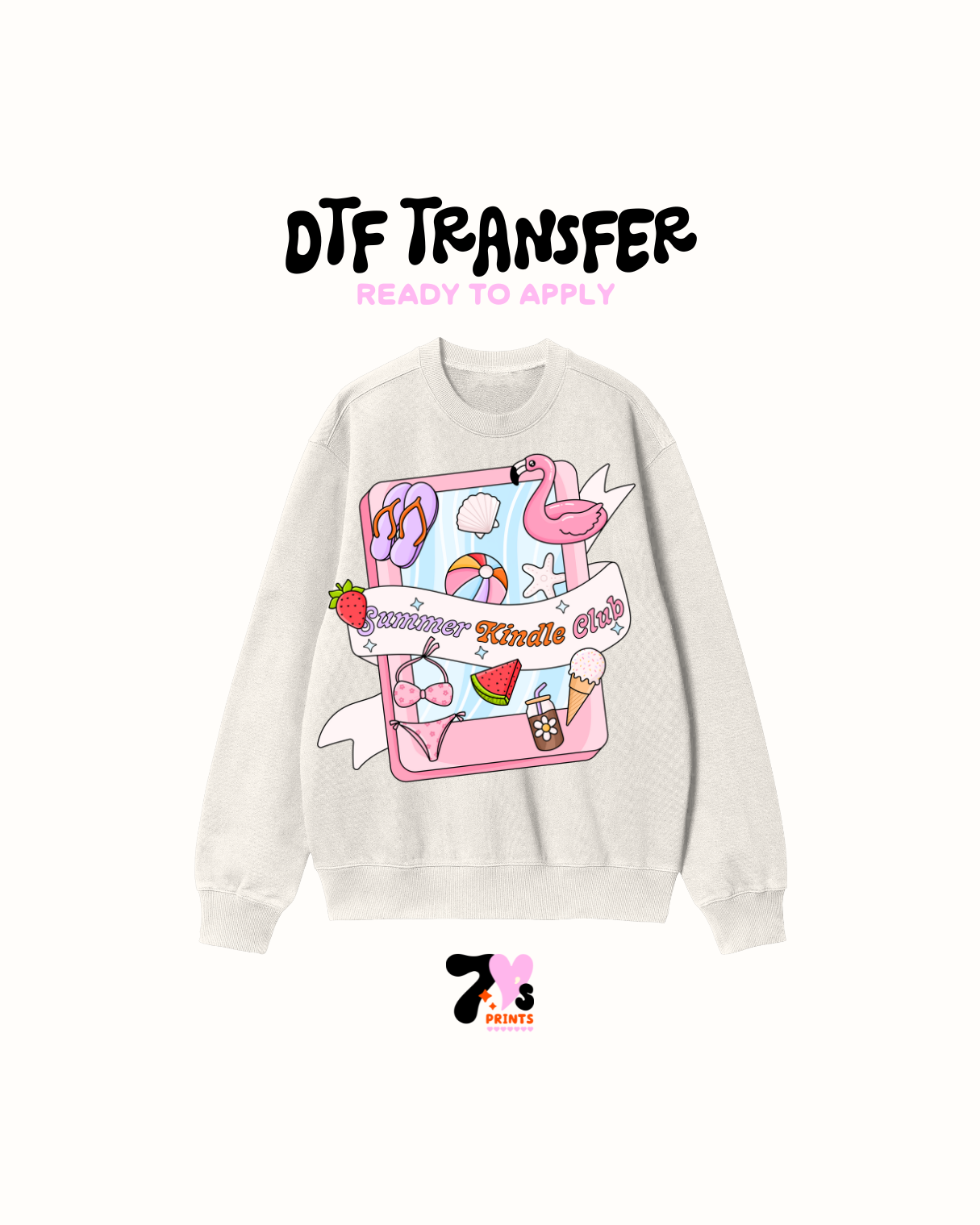 Summer Kindle Club - DTF Transfer