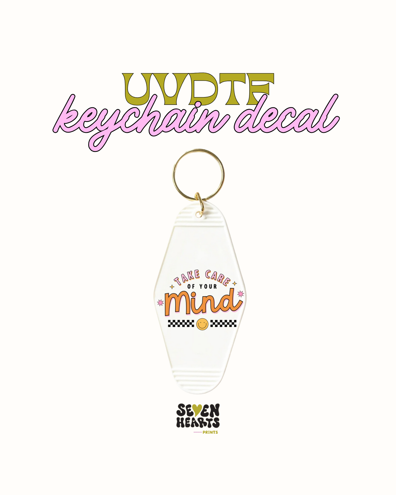 Mind - UVDTF Keychain