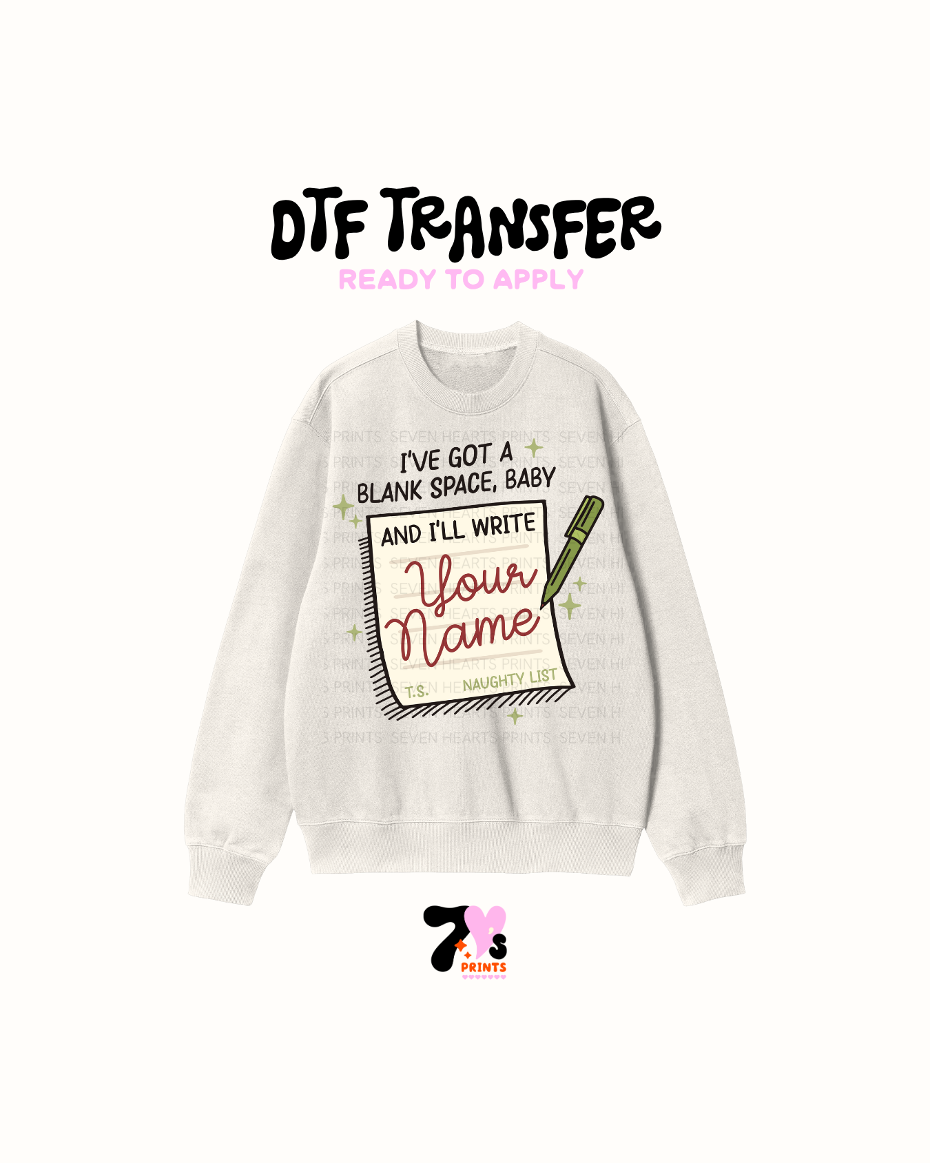 Your name - DTF Transfers