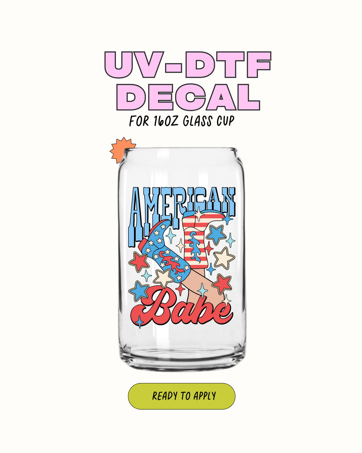 American Babe - UVDTF