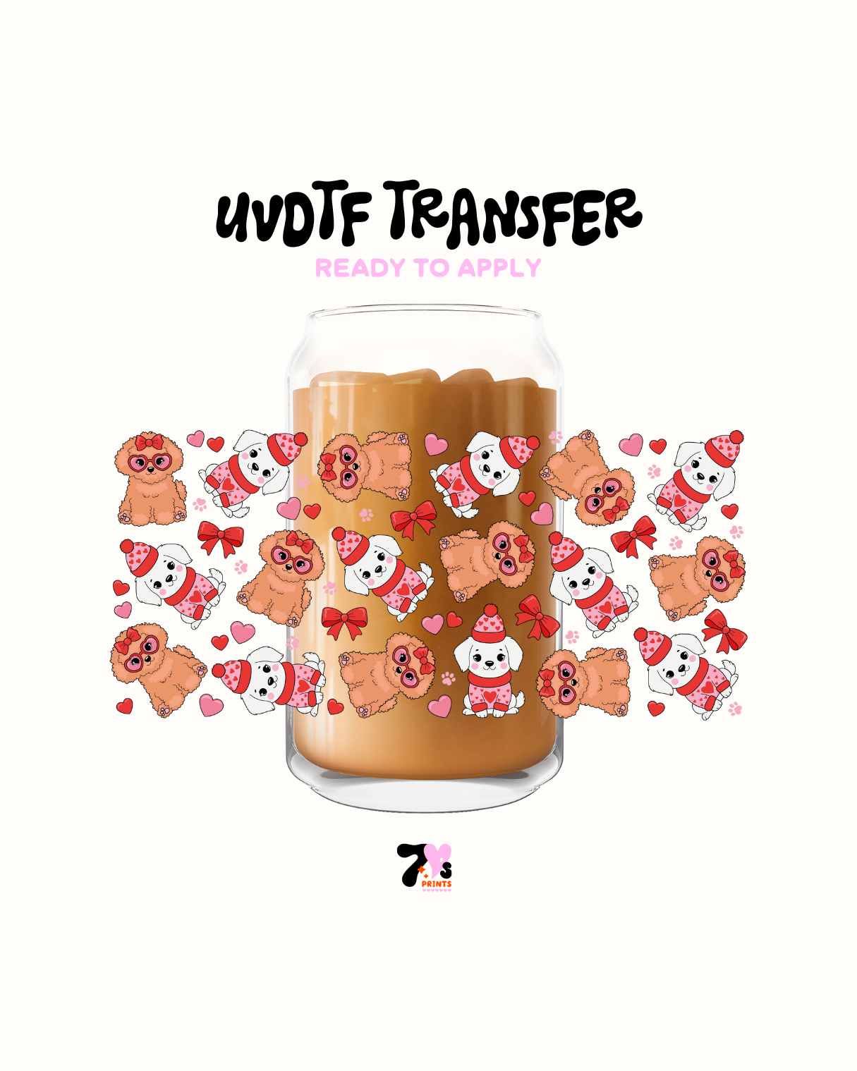 Valentines dogies - UVDTF Wrap