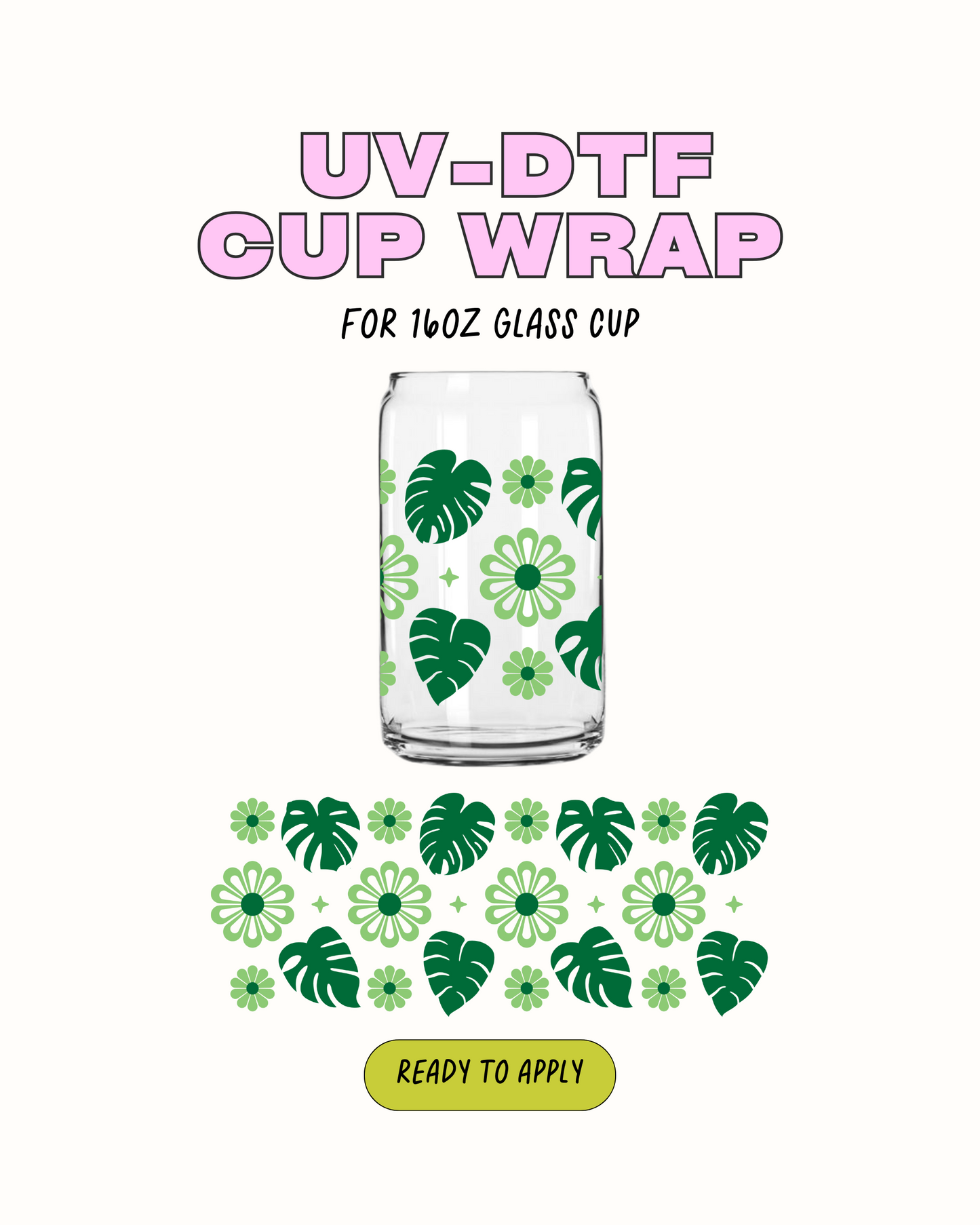 Monstera-UV DTF