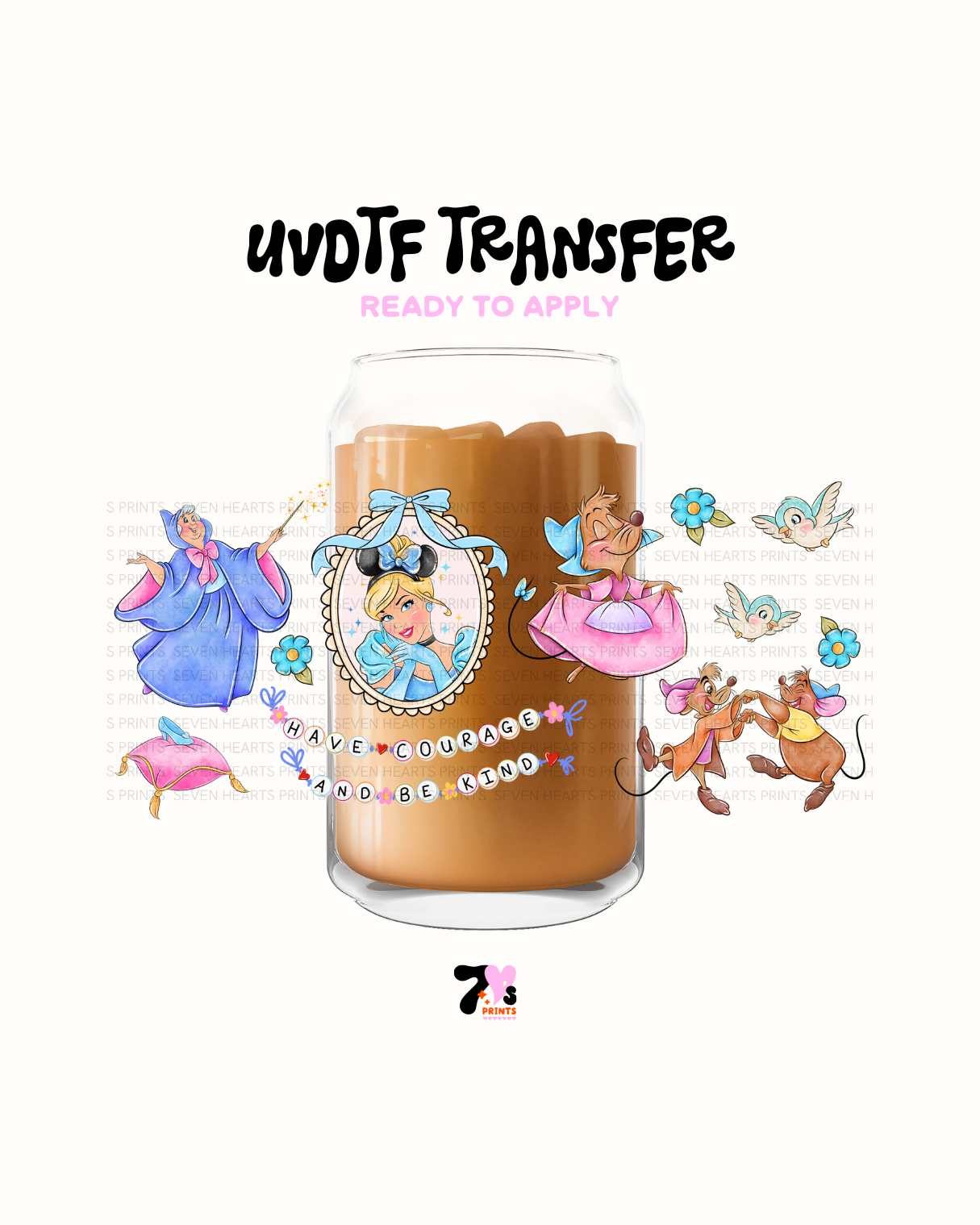 Cute Princess - UVDTF Wrap