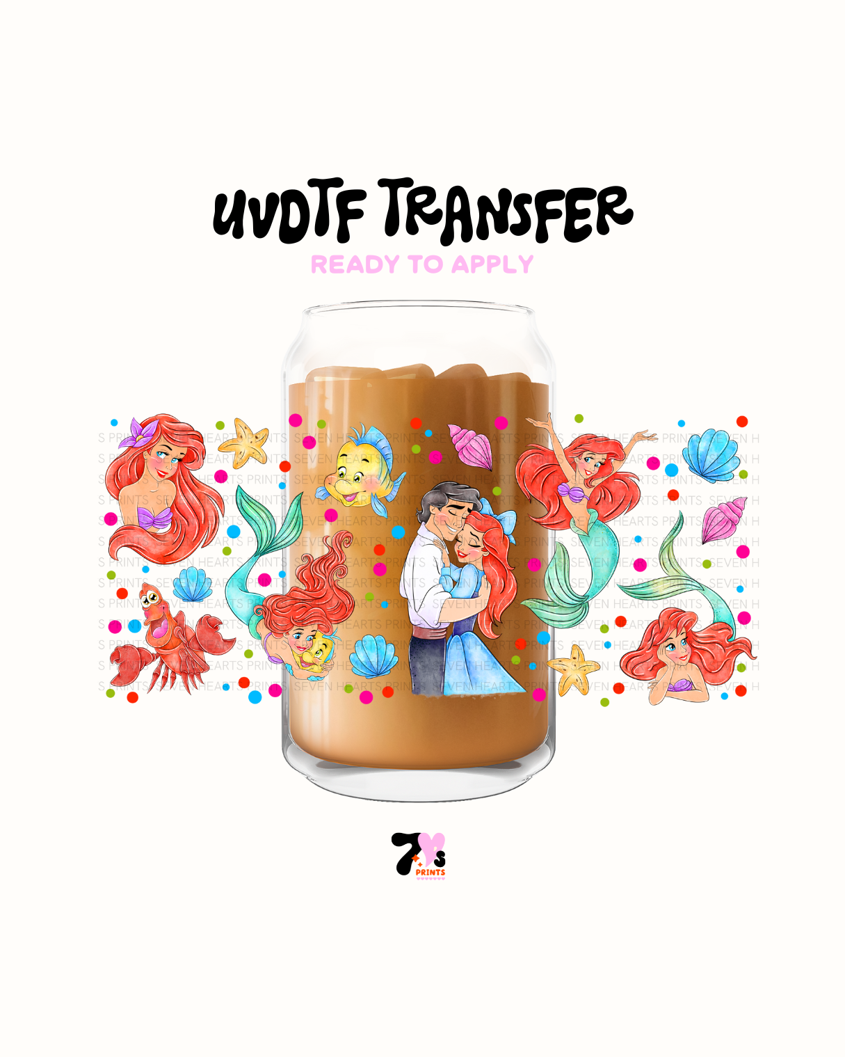 Mermaid Princess - UVDTF Wrap