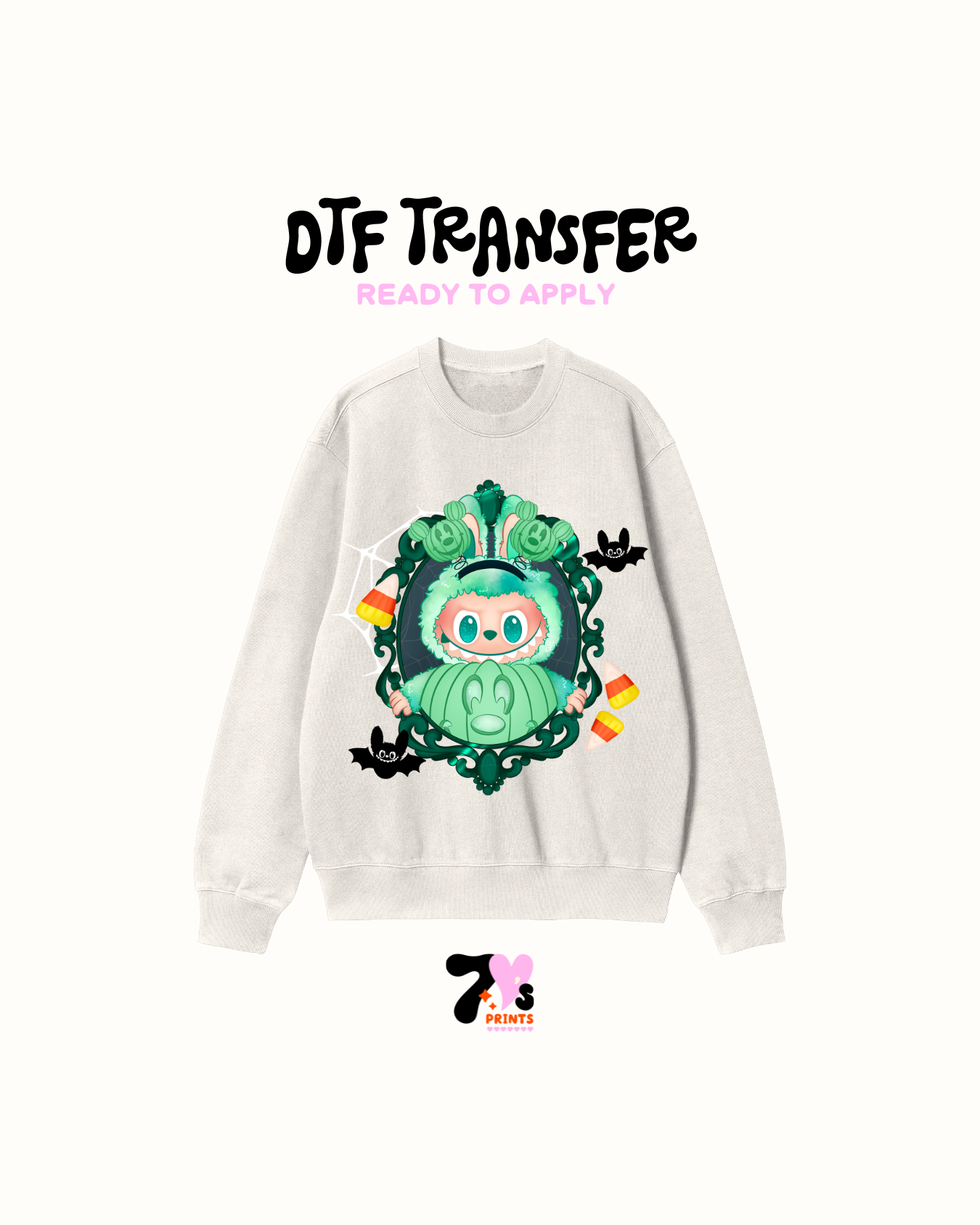 Green la bubu DTF Transfers