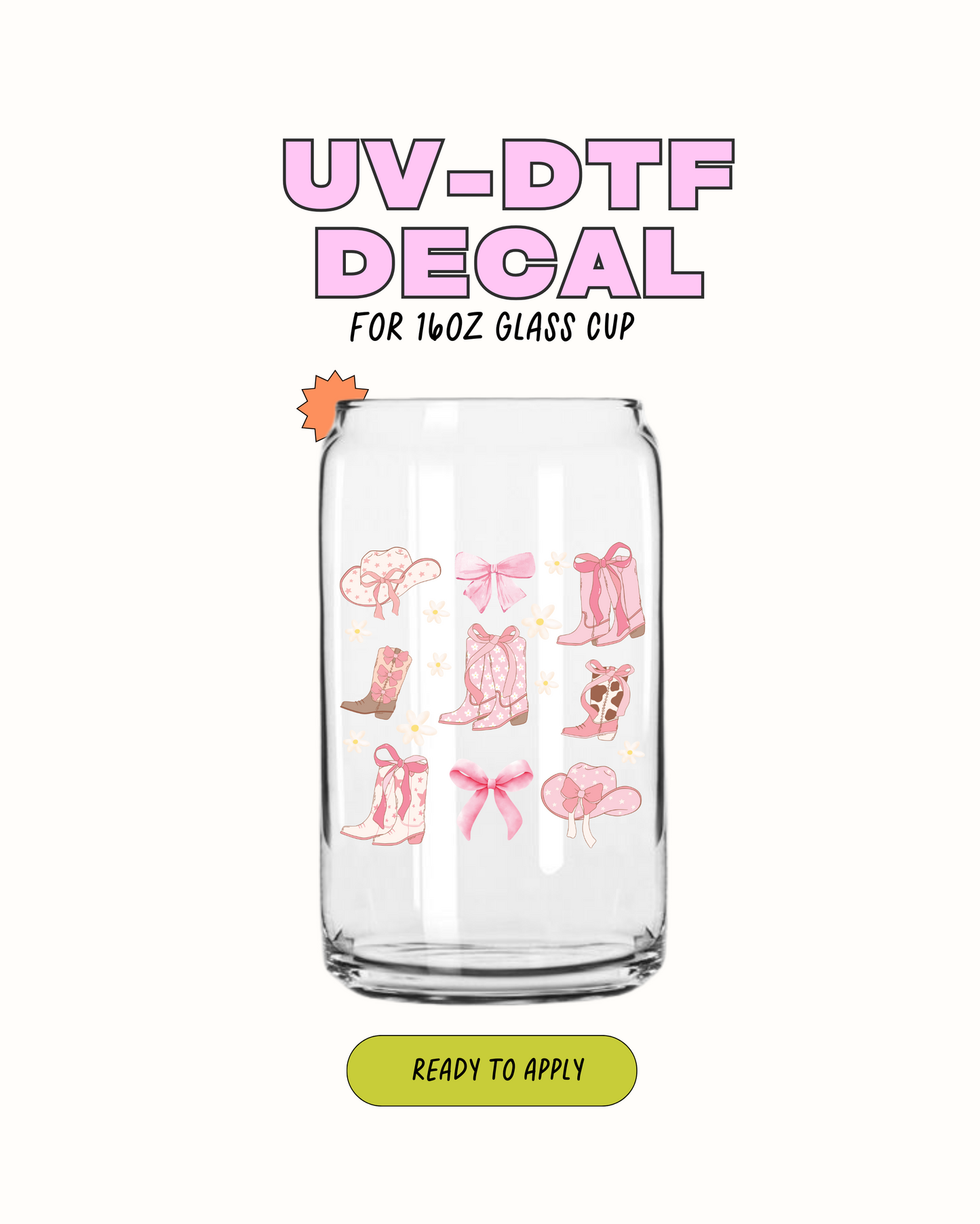 Cowgirl boots - UVDTF