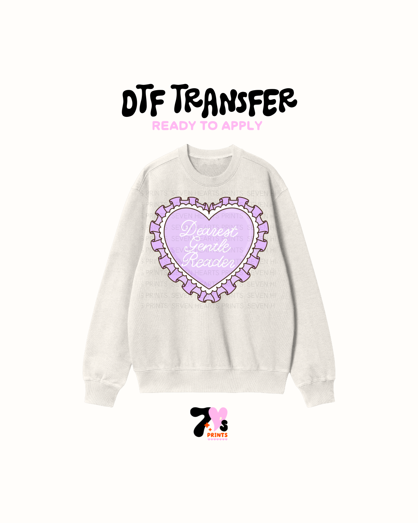 Gentle Reader (Lilac) - DTF Transfers