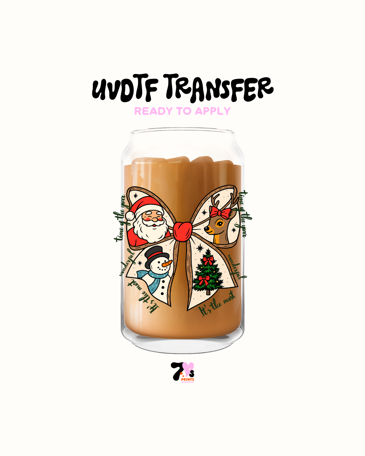 its the most wonderful of the year - UVDTF Decal