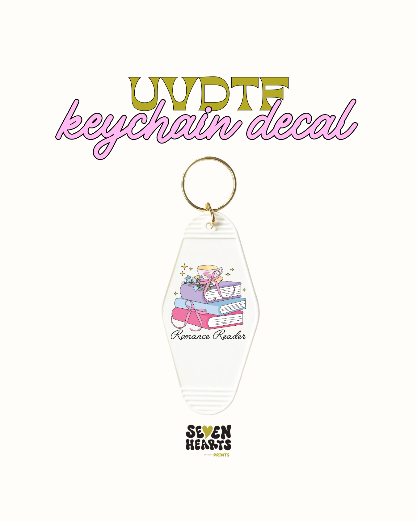 Romance Reader - UVDTF Keychain