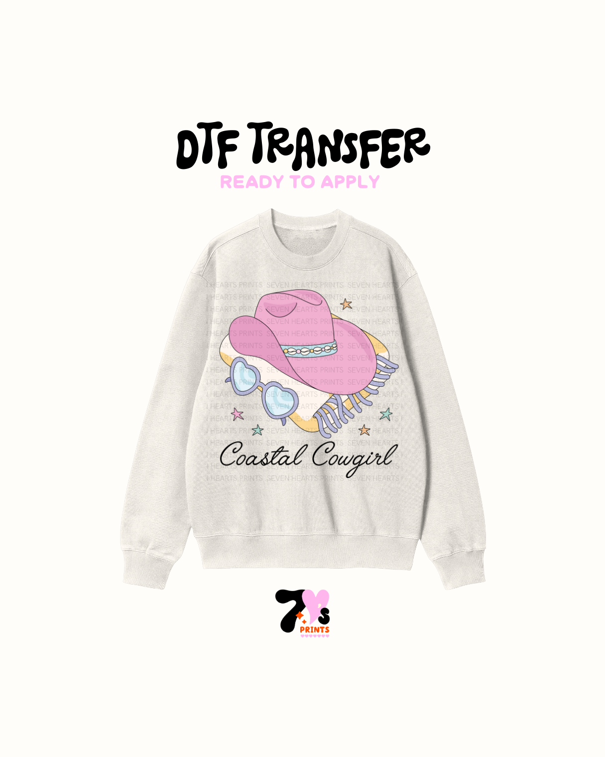 Coastal cowgirl - DTF Transfers