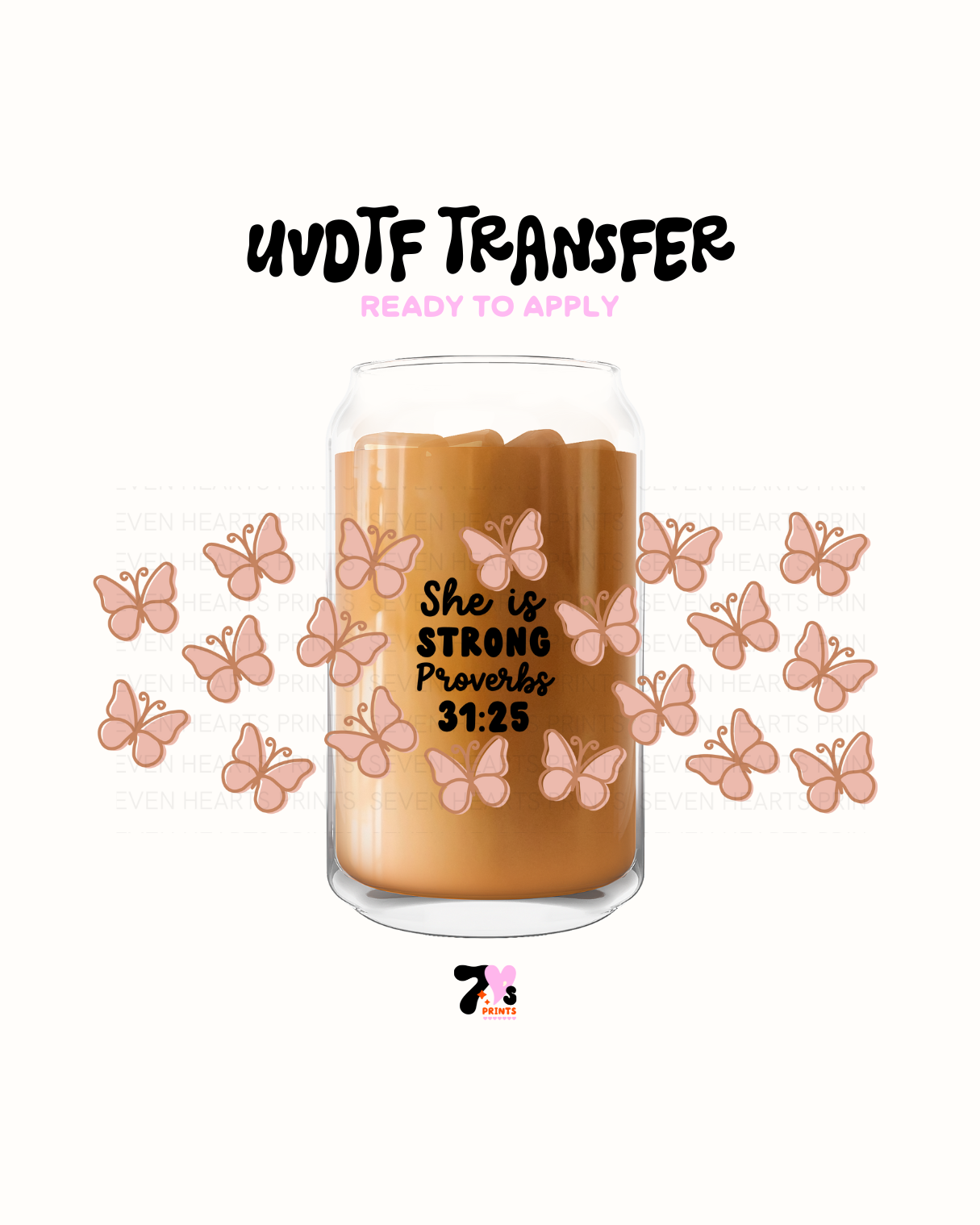 She is strong - UVDTF Wraps