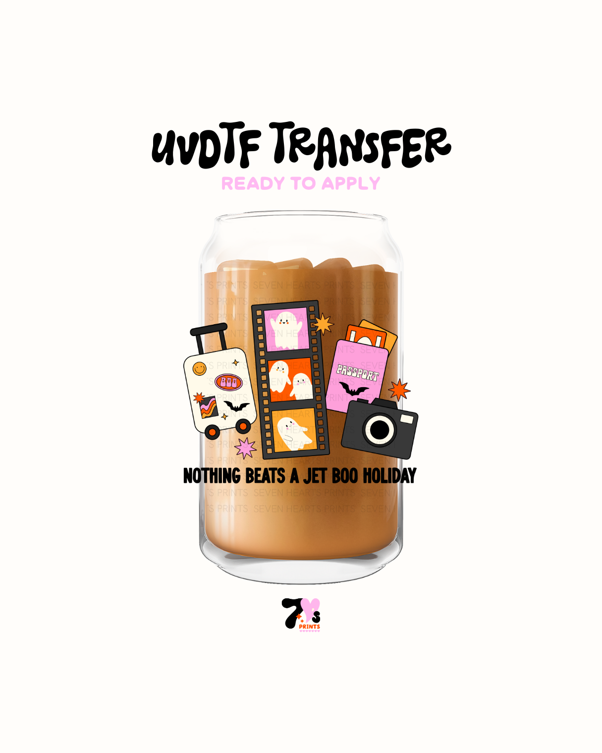 Nothing beats a jet boo holiday - UVDTF Decal