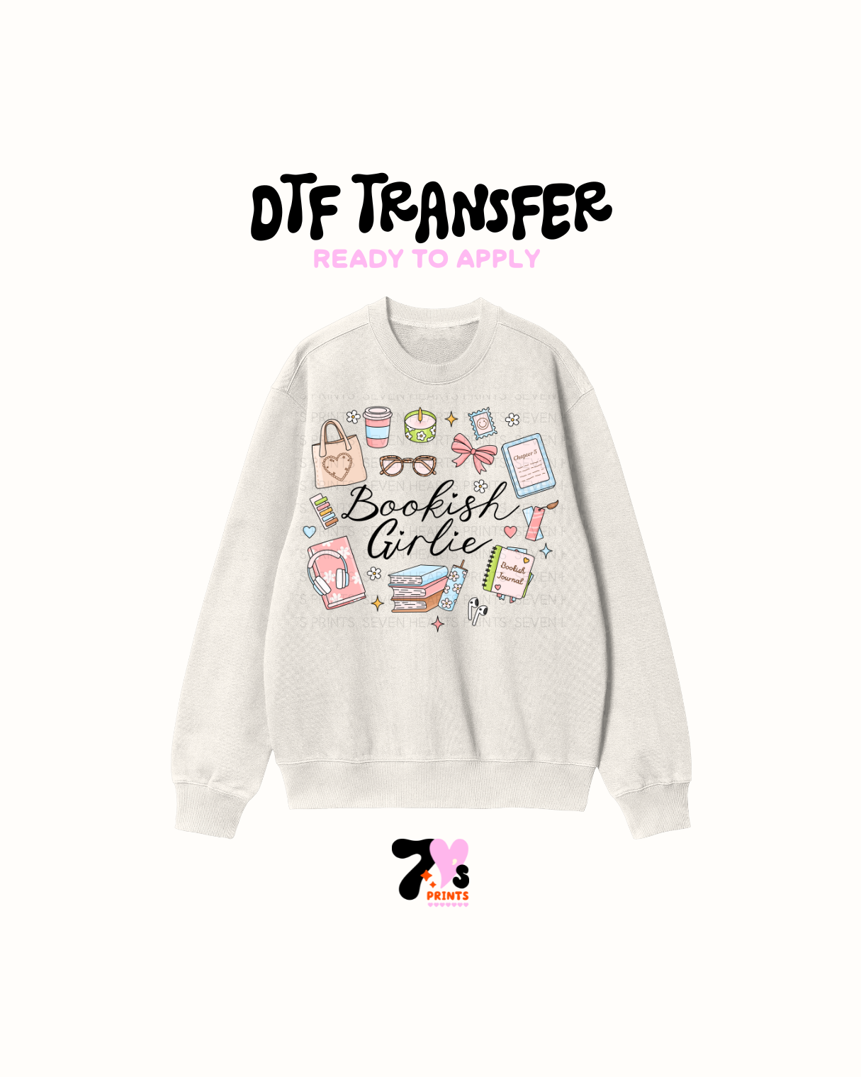 Bookish girlie - DTF Transfer