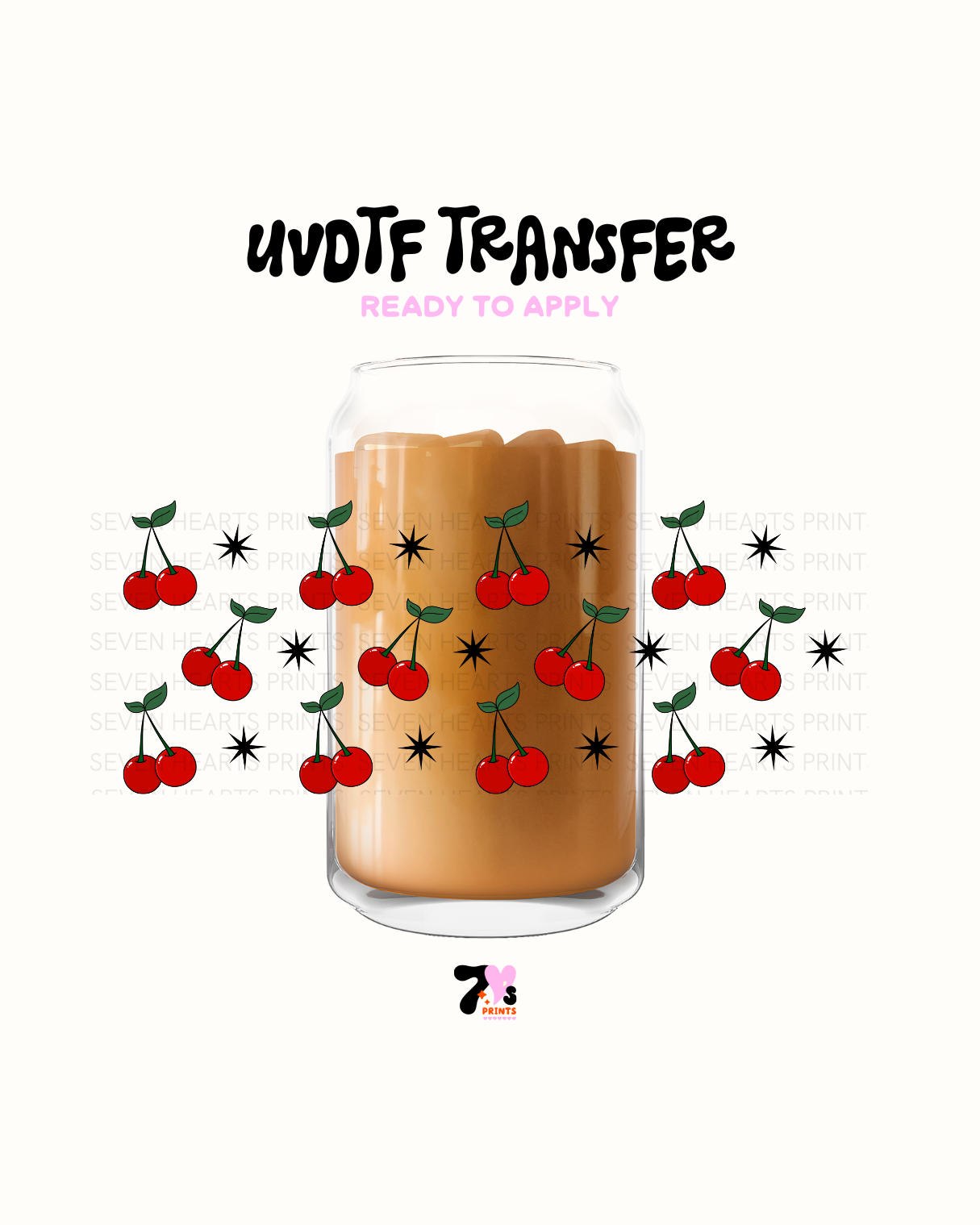 Cherries and Starts - UVDTF Wraps