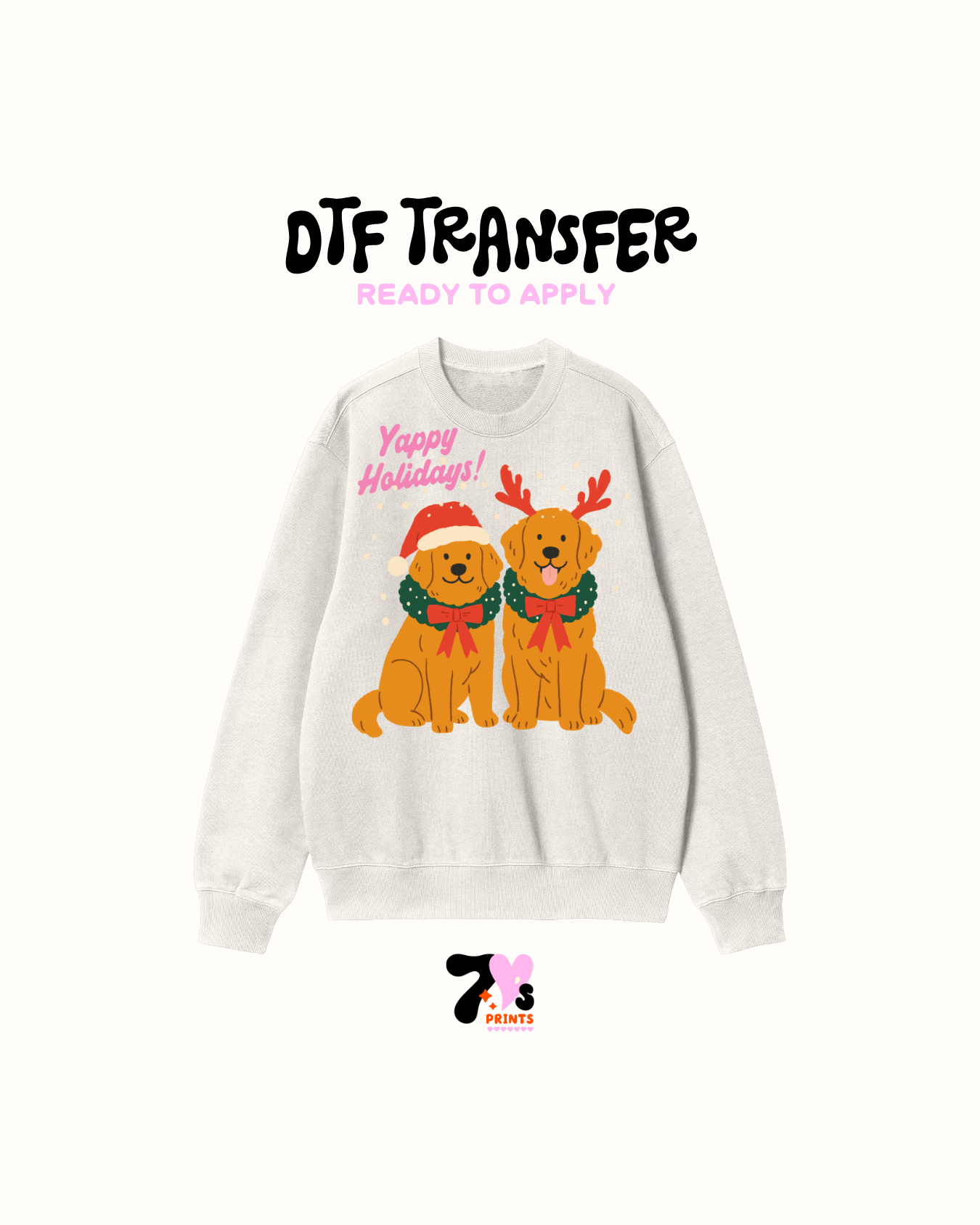 Happy holidays - DTF Transfers