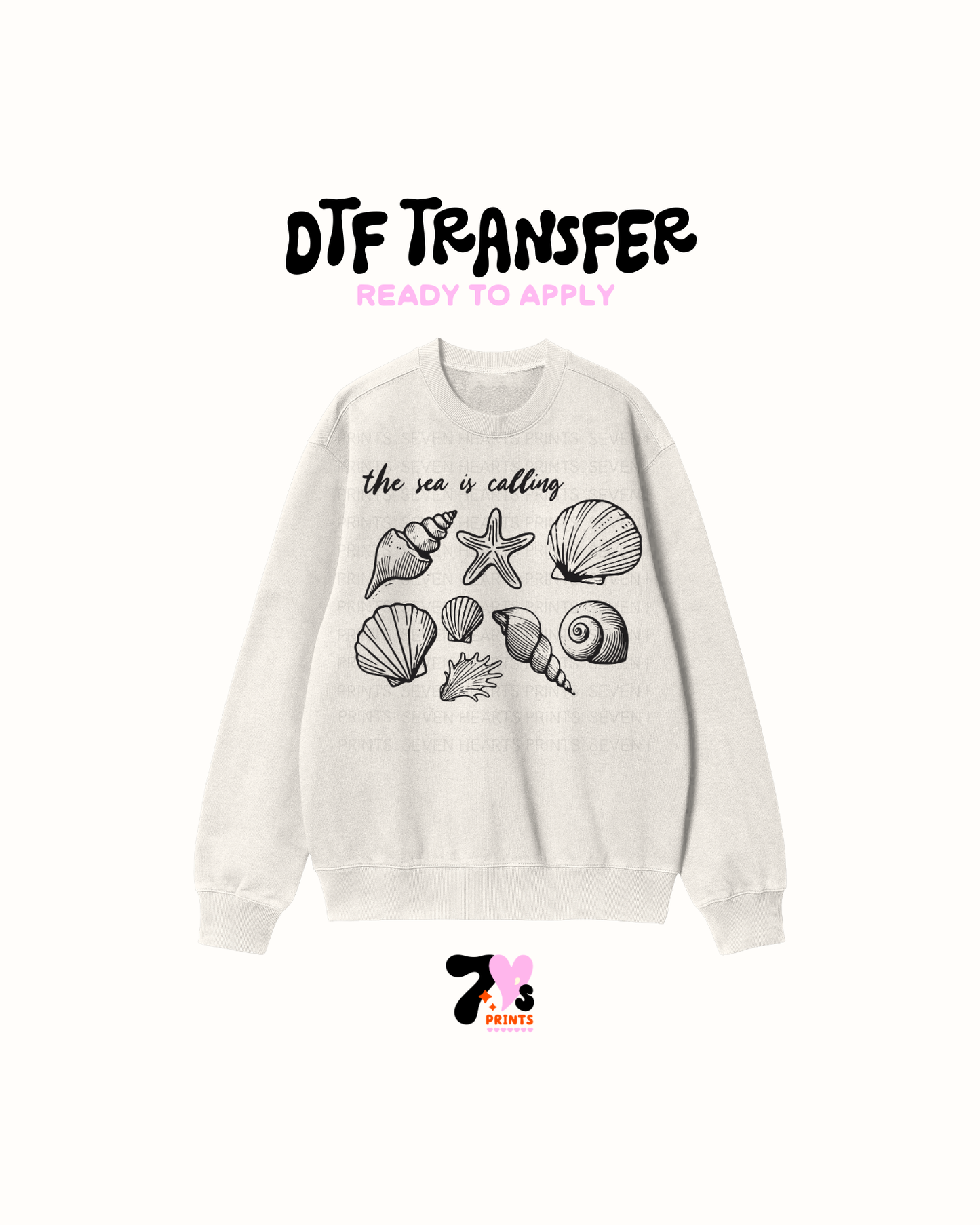 The sea is calling- DTF Transfers