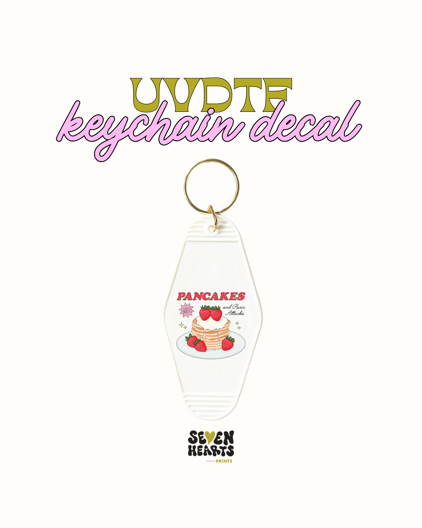 1989 - Juego de 5 calcomanías para llaveros