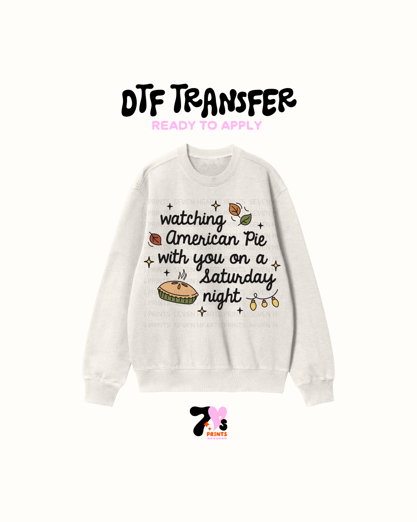 Watching American pie - DTF Transfers